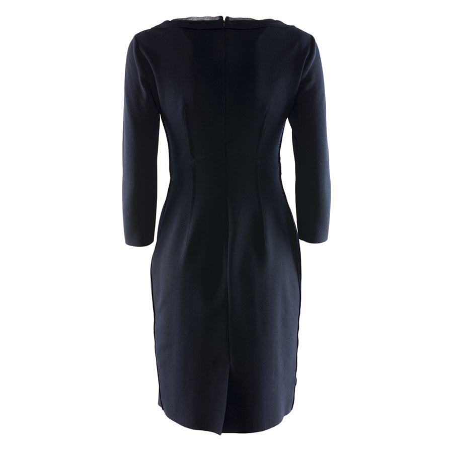 Jersey Costume National Wool blend (80%) Blue color 3/4 Sleeve Total lenght shoulder/hem cm 86 (33.8 inches)
