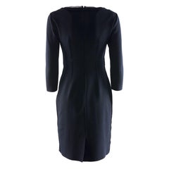 Costume National Women's Blue Wool Blend Day Dress, Size 42