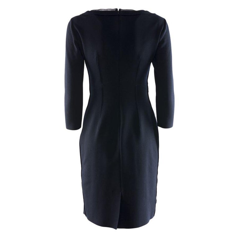 Jersey Costume National Wool blend (80%) Blue color 3/4 Sleeve Total lenght shoulder/hem cm 86 (33.8 inches)
