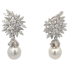 Day
Night Diamond South Sea Pearl Drop Earrings 10.24 Carats Platinum Day
Night Diamond South Sea Pearl Drop Earrings 10.24 Carats Platinum