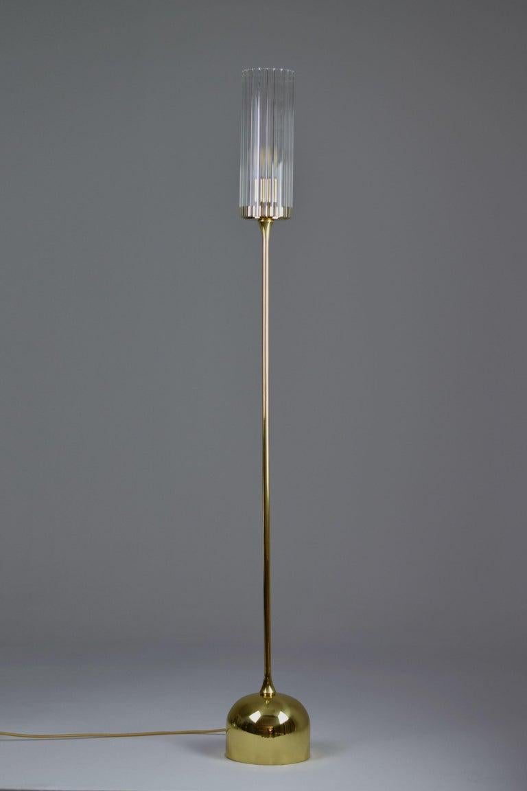 Daya-F101 Glass Modern Openwork Floor Lamp 1
