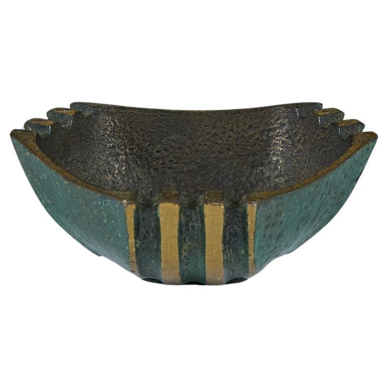 Dayagi Verdigris Brass Bowl For Sale