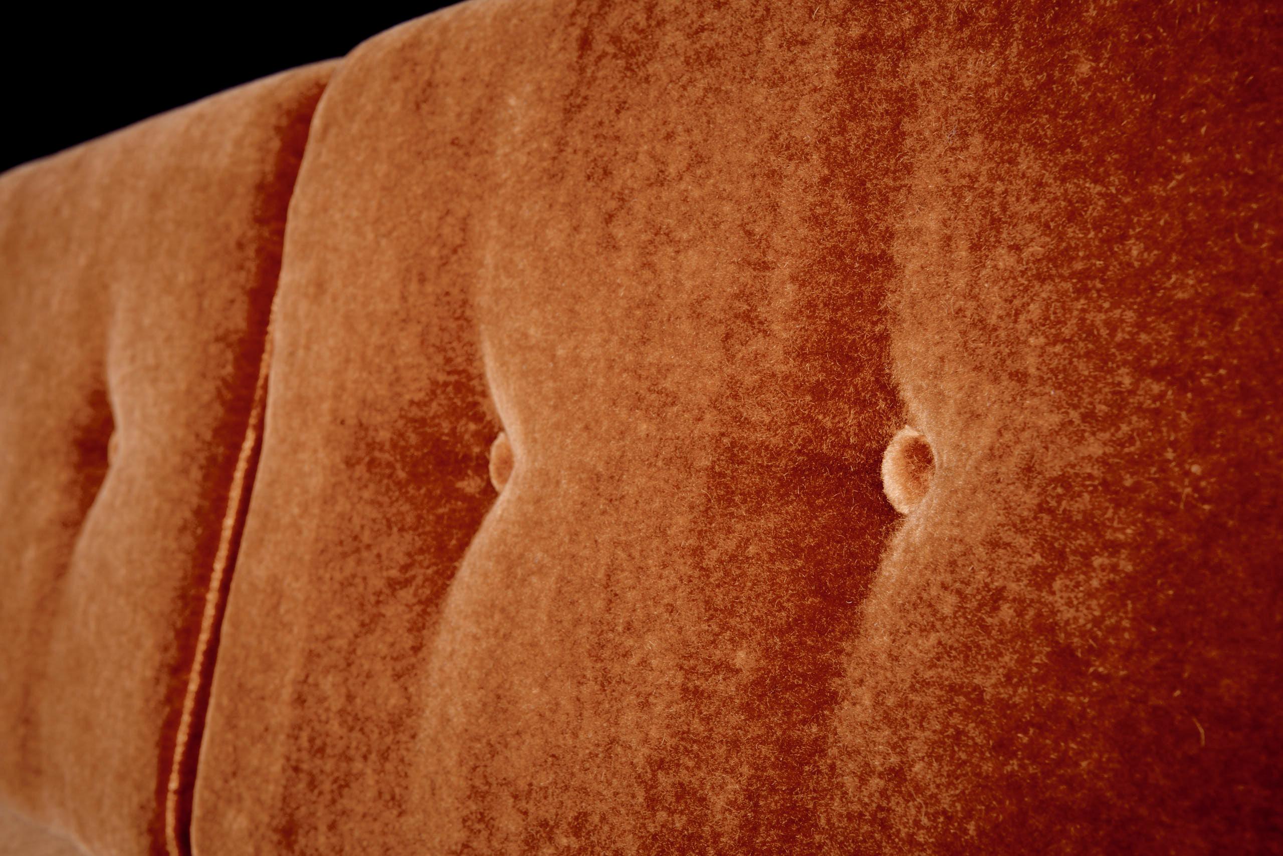 Daybed 882 de Gianfranco Frattini para Cassina en Mohair marrón recién tapizado en venta 5