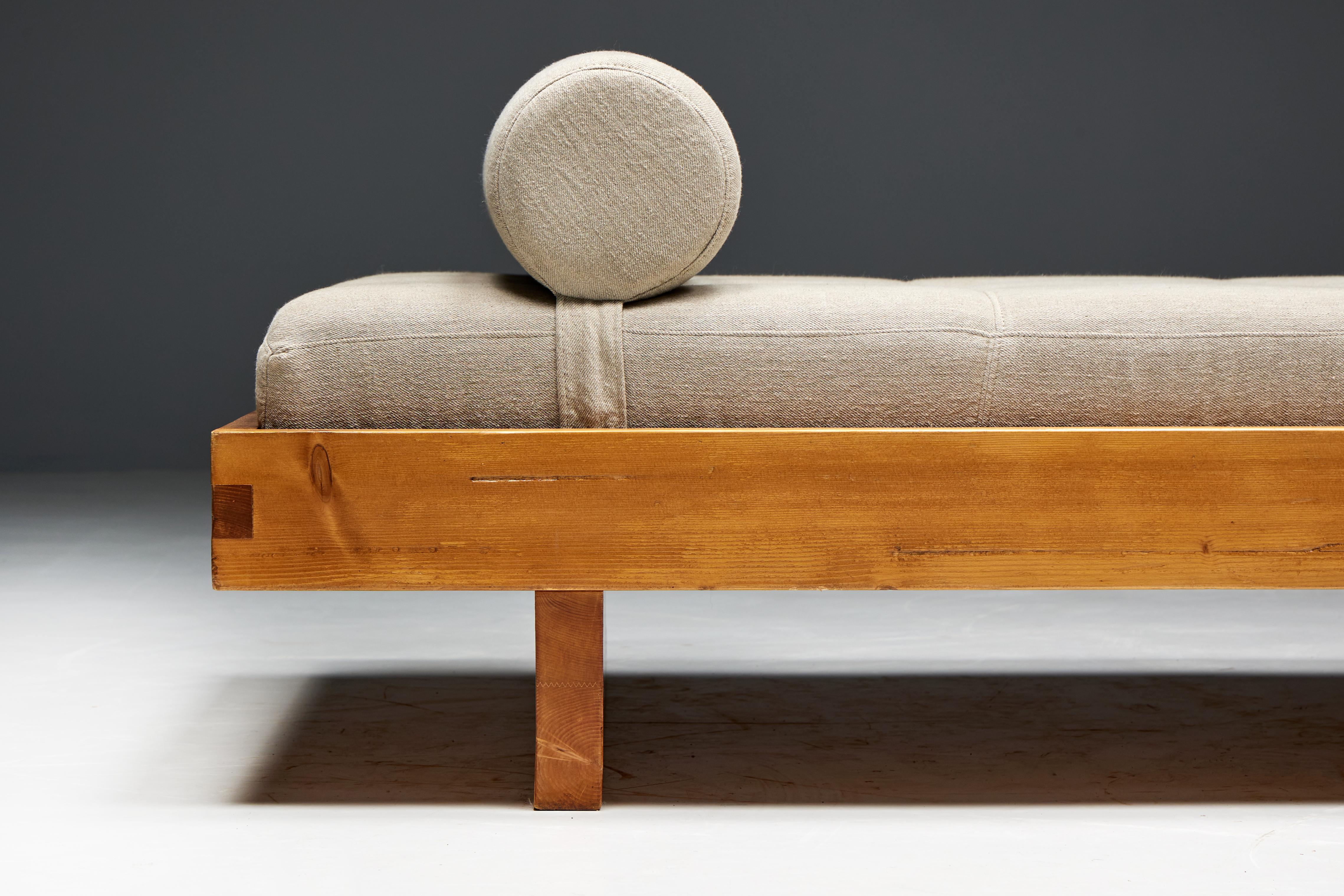 Daybed by Charlotte Perriand for Méribel Les Allues, France, 2008 3