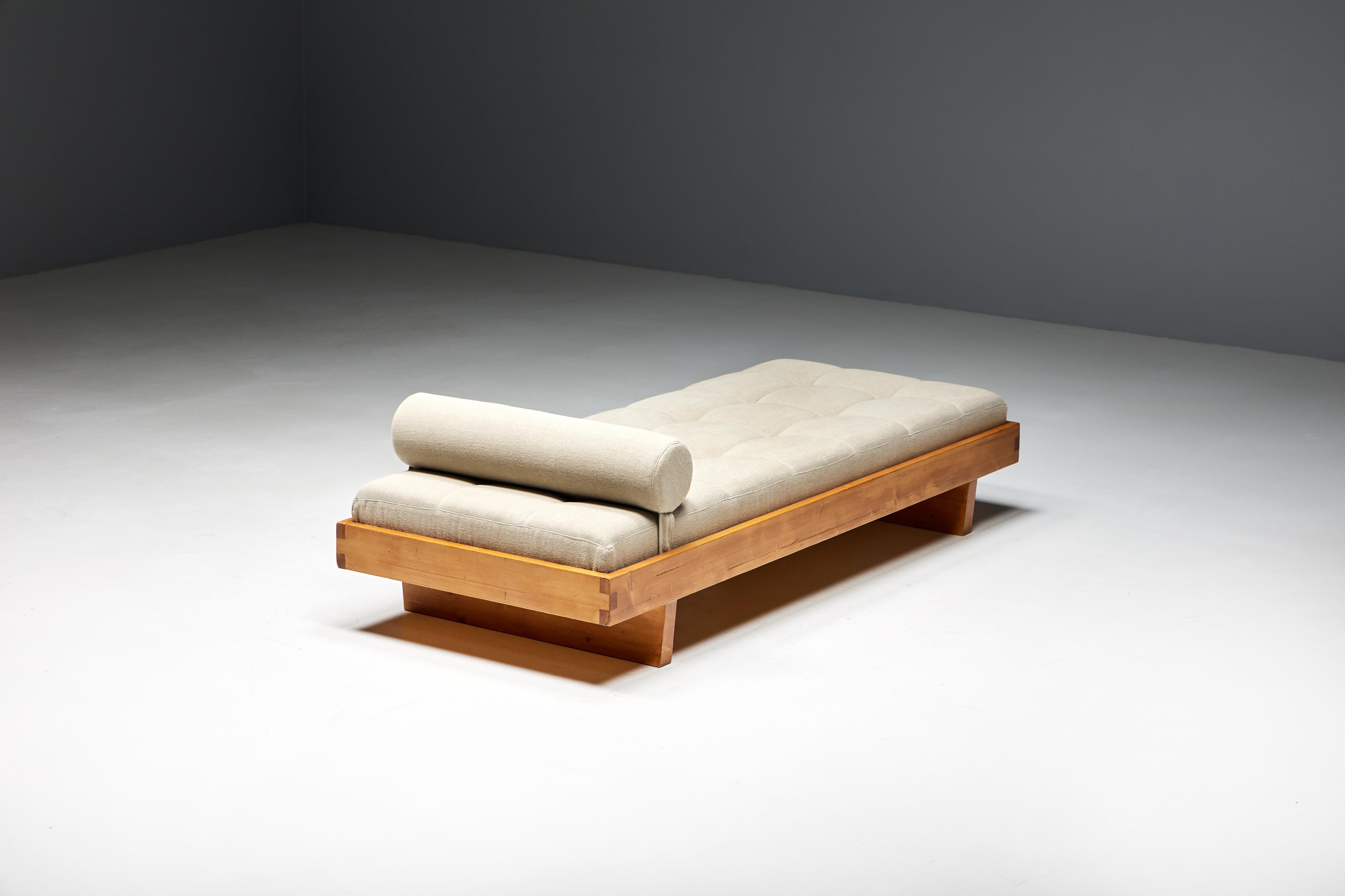 Daybed by Charlotte Perriand for Méribel Les Allues, France, 2008 5