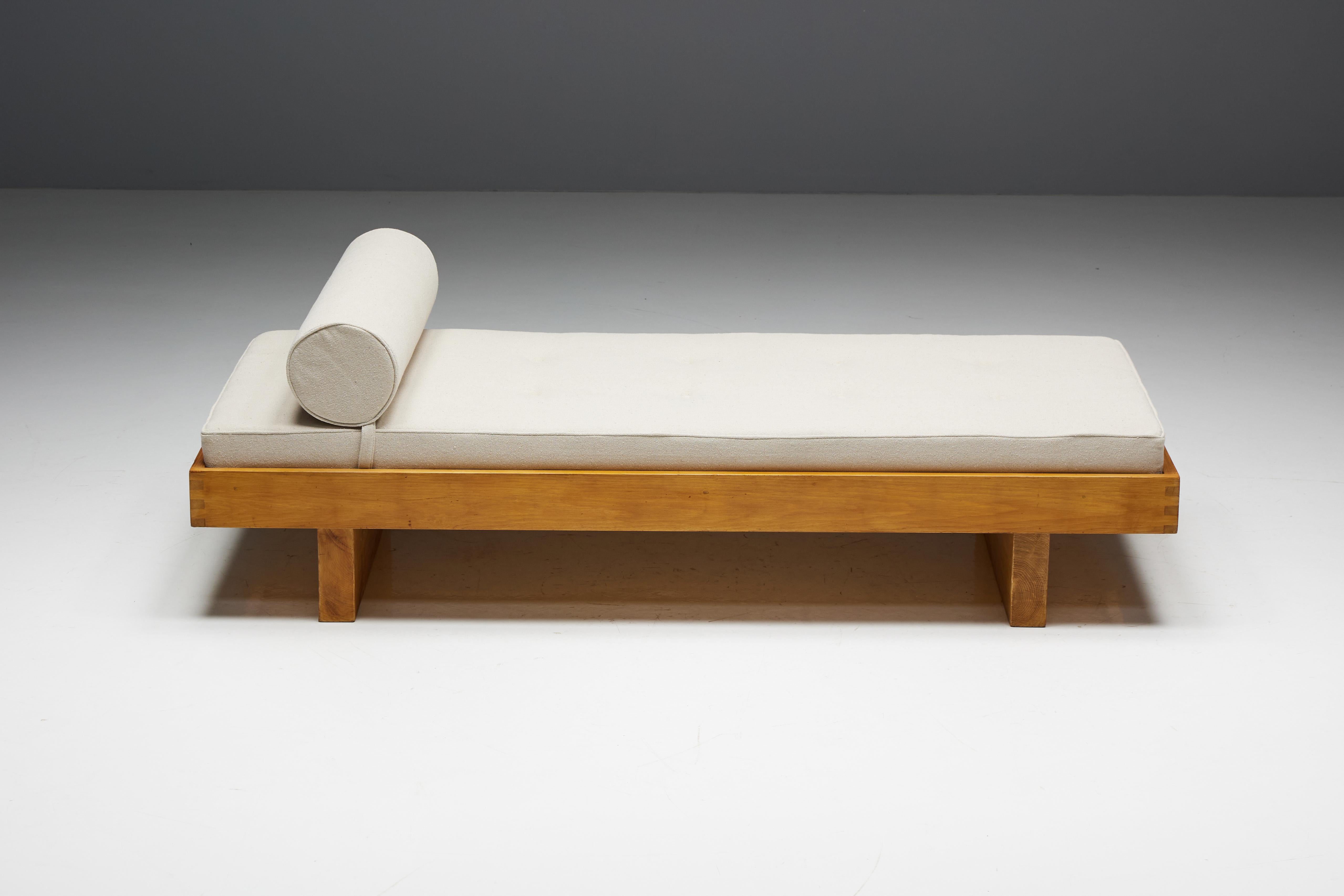 Daybed by Charlotte Perriand for Méribel Les Allues, France, 1960s For Sale 6