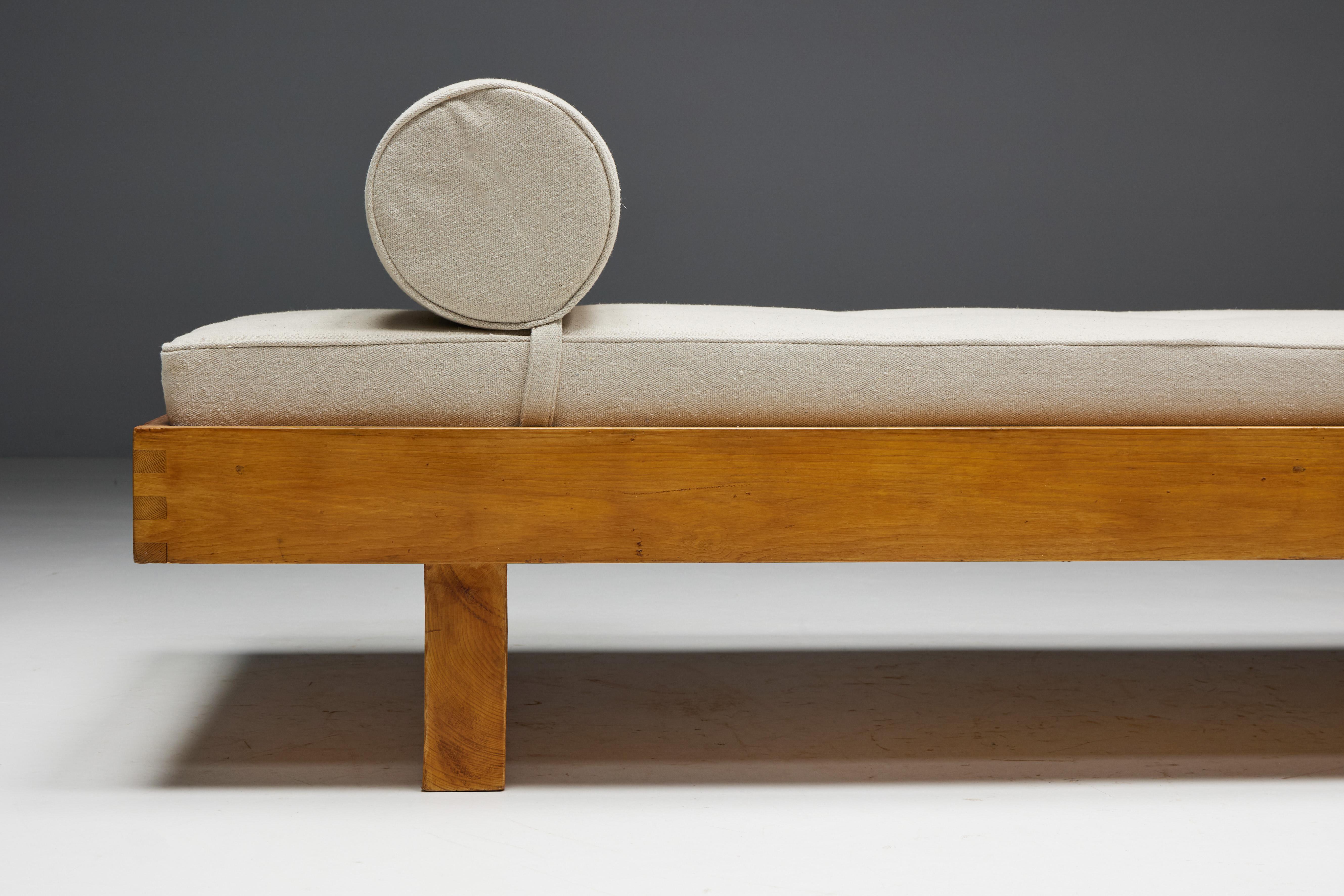 Daybed by Charlotte Perriand for Méribel Les Allues, France, 1960s For Sale 10