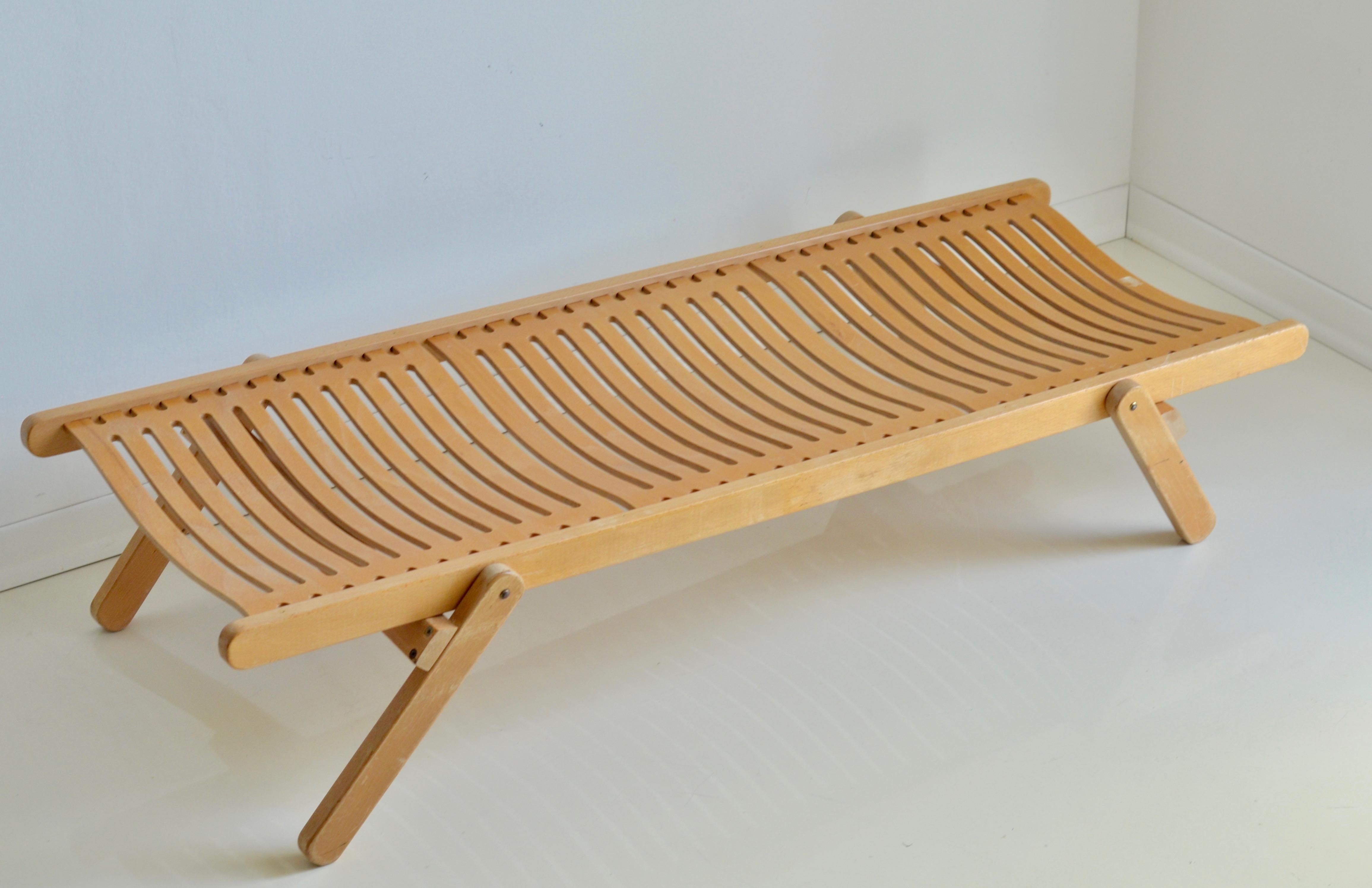 Birch Daybed by Niko Kralj, 1960s For Sale