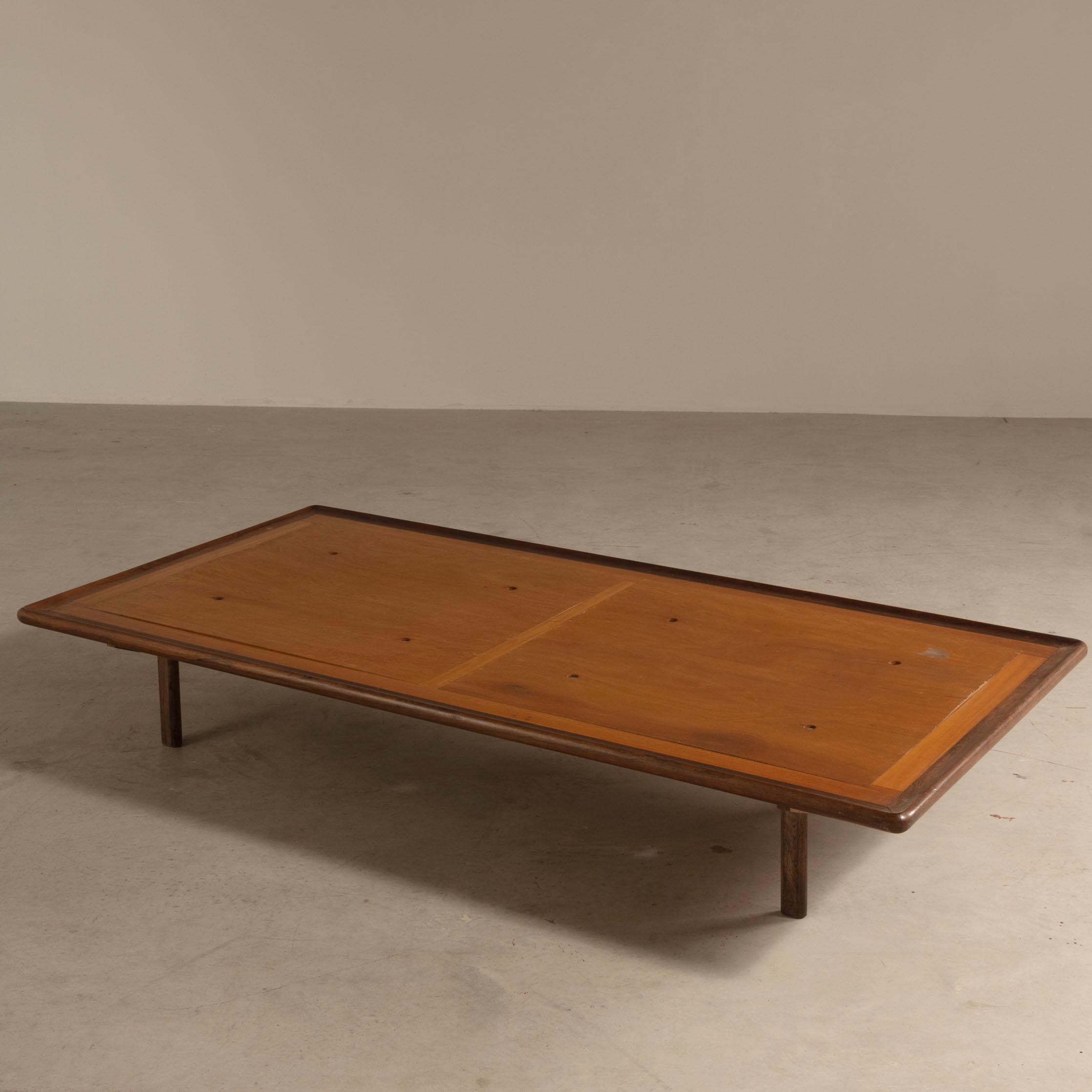 Wood Daybed Luxor, by Sergio Rodrigues, 1960's, Brazilian Mid-Century Modern For Sale