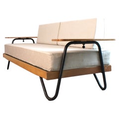 Retro Daybed Di Jaques Hitier Per Tubauto Francia 1950