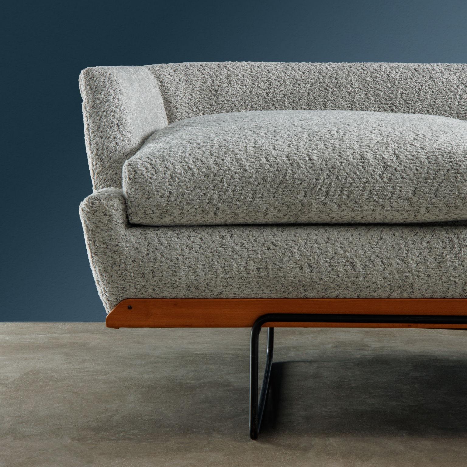 Italian Daybed di Taichiro Nakai per La Permanente Mobili anni 50 restaurato For Sale