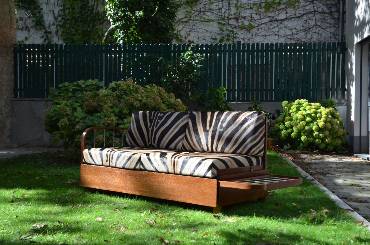 Daybed H-215 de Jindrich Halabala para UP Zavody, años 30 Art Decó en venta
