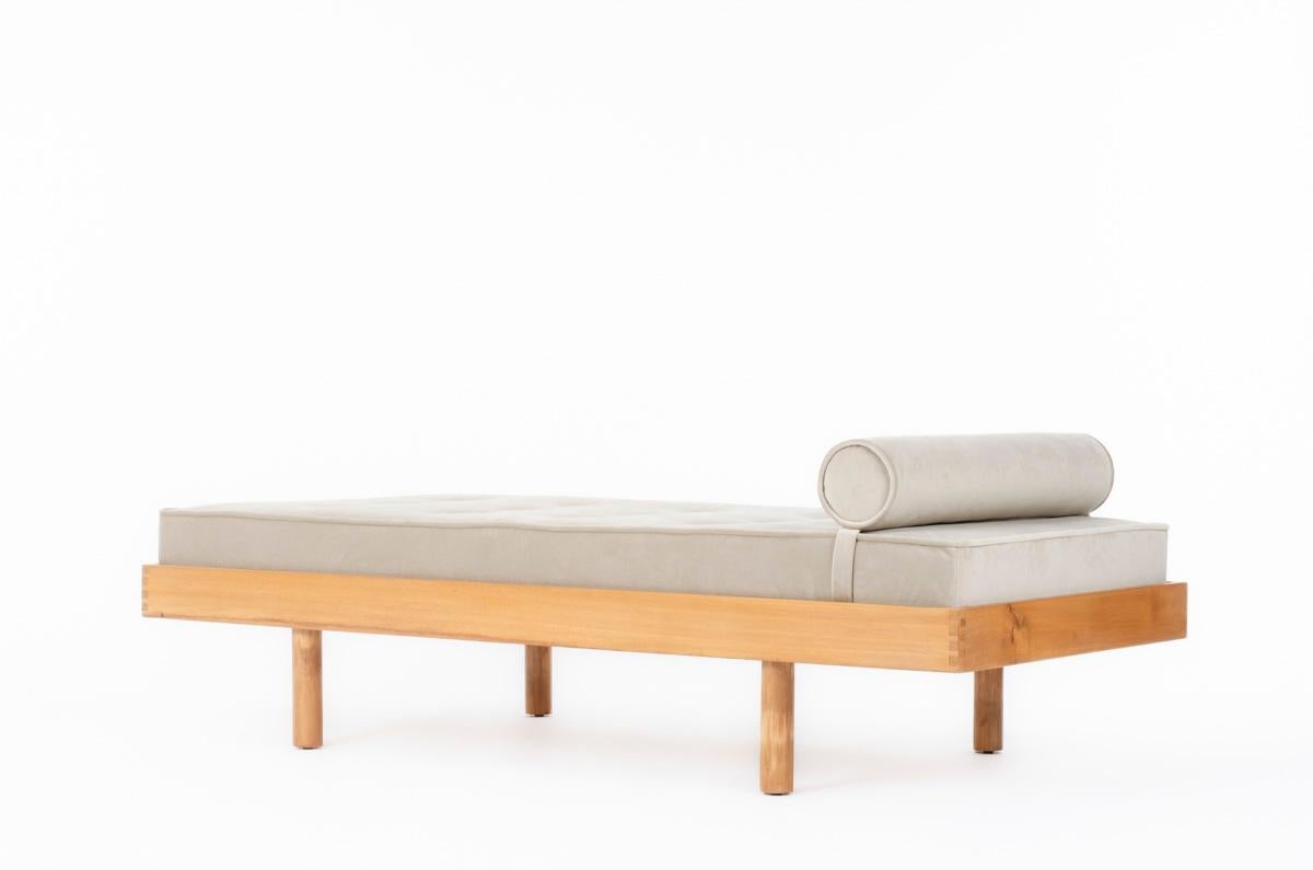 20th Century Daybed in elm 1980 For Sale