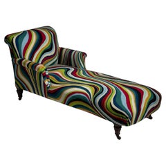 Daybed in Pierre Frey Fabric Circa 1890