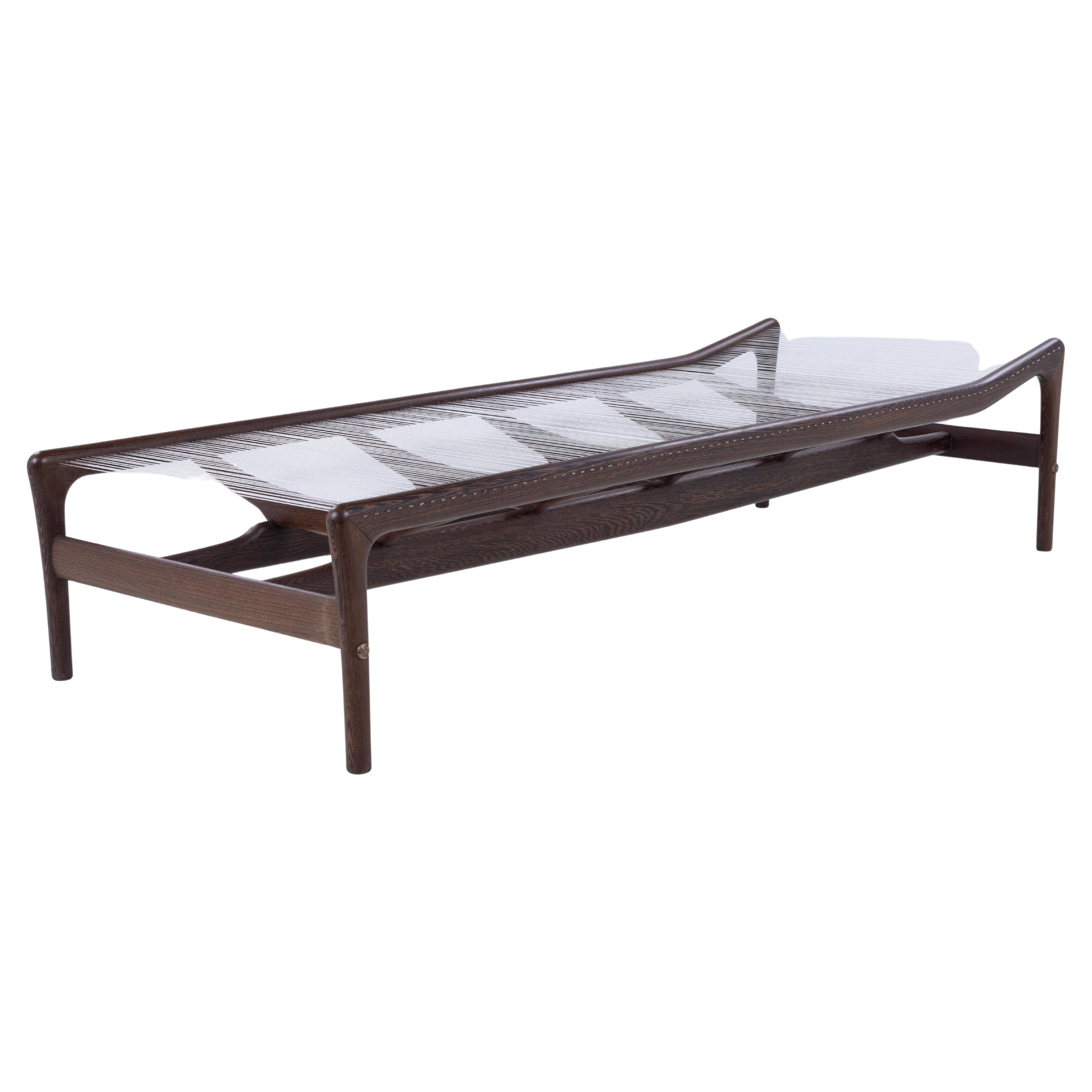 Daybed in solid wengé by Helge Vestergaard-Jensen