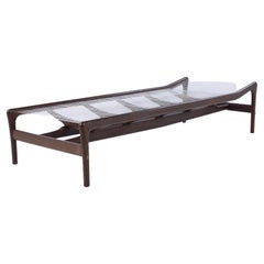 Daybed in solid wengé by Helge Vestergaard-Jensen