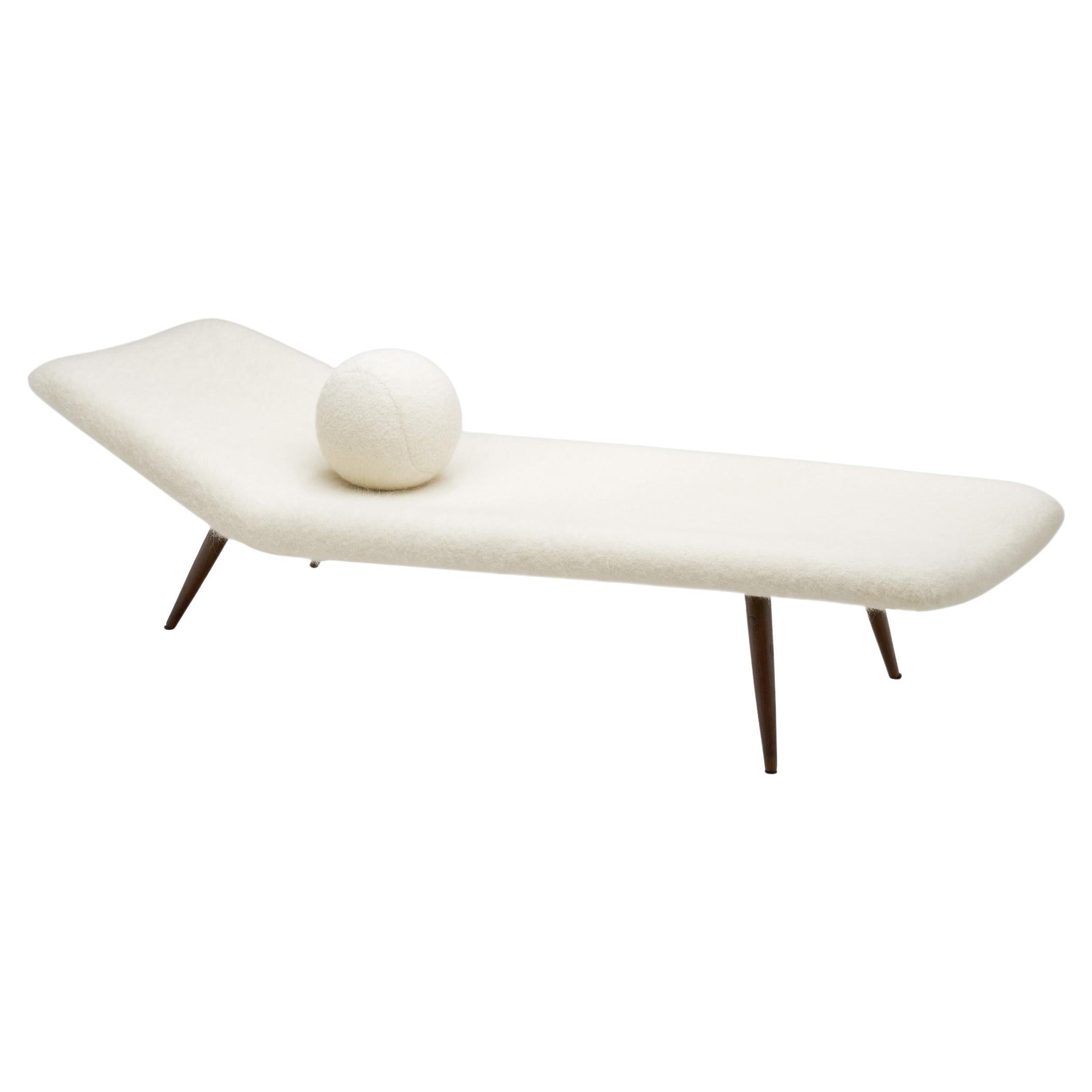 Daybed in the manner of Theo Ruth with Matching Pillow, Europe 20th Century