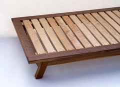 Daybed in Walnut with Splayed Legs
