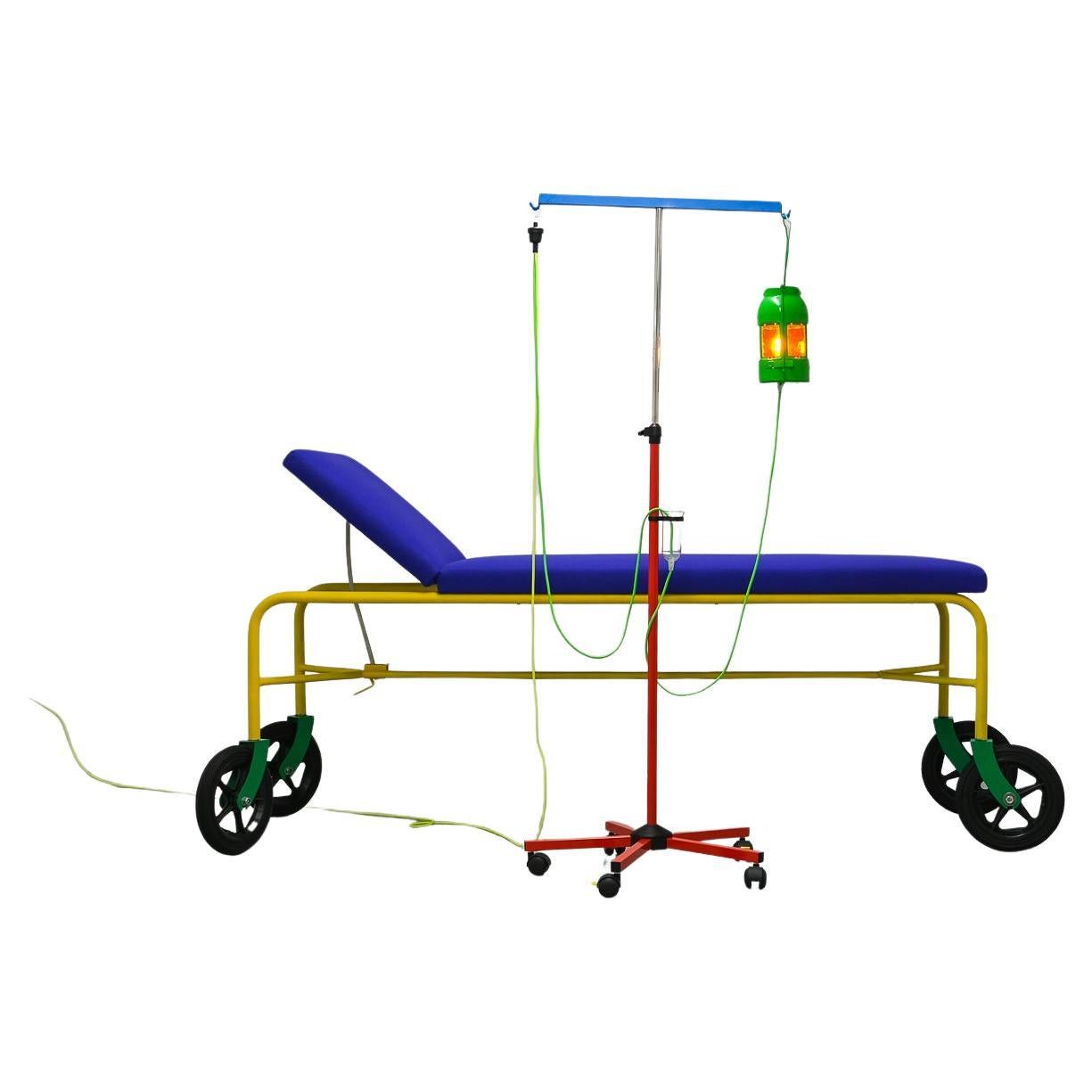 Daybed installation "Aufwachraum" / "wake up room" by Florian Borkenhagen For Sale
