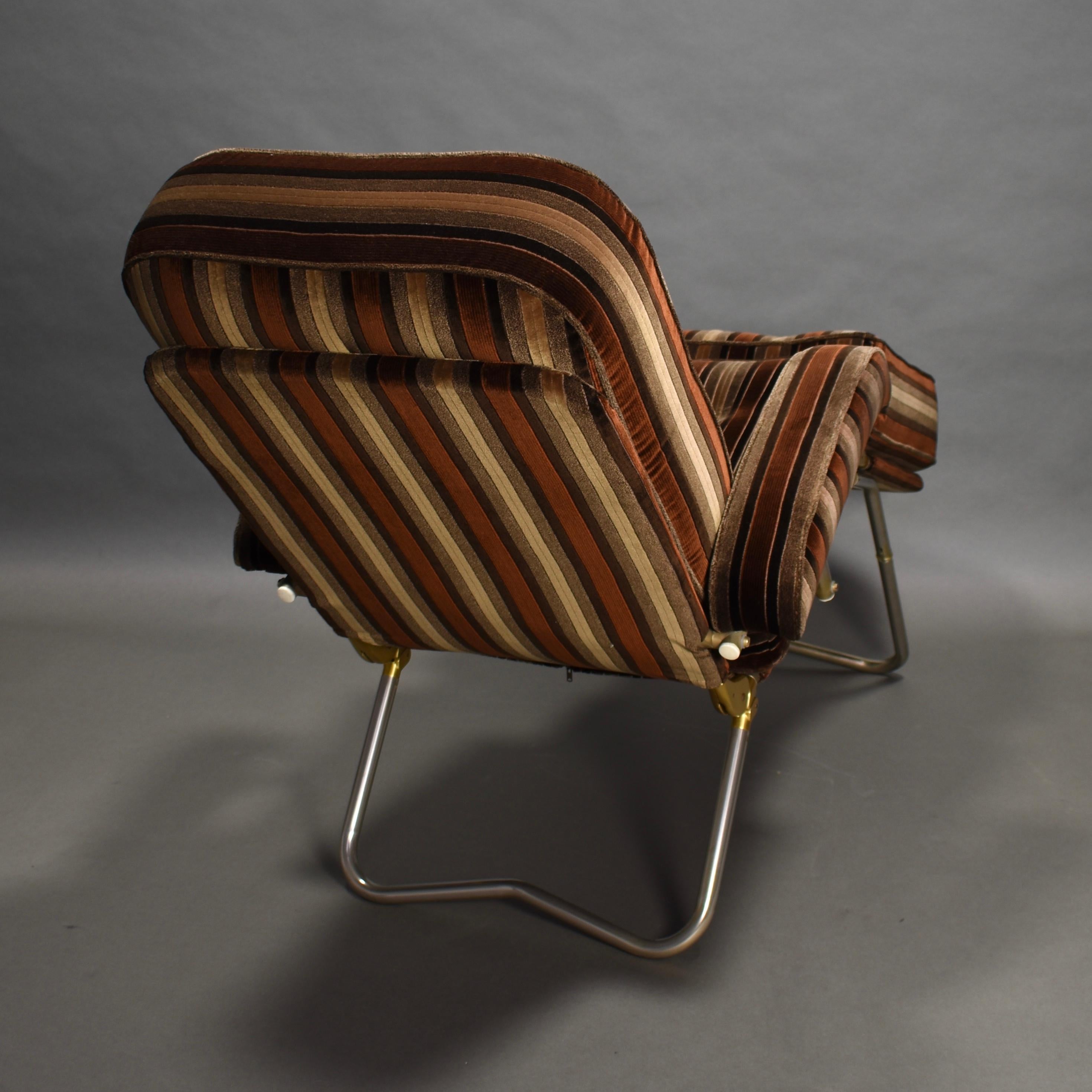 Daybed Lounge Chair by Condor Paris, Rue La Fayette, France, circa 1970 5