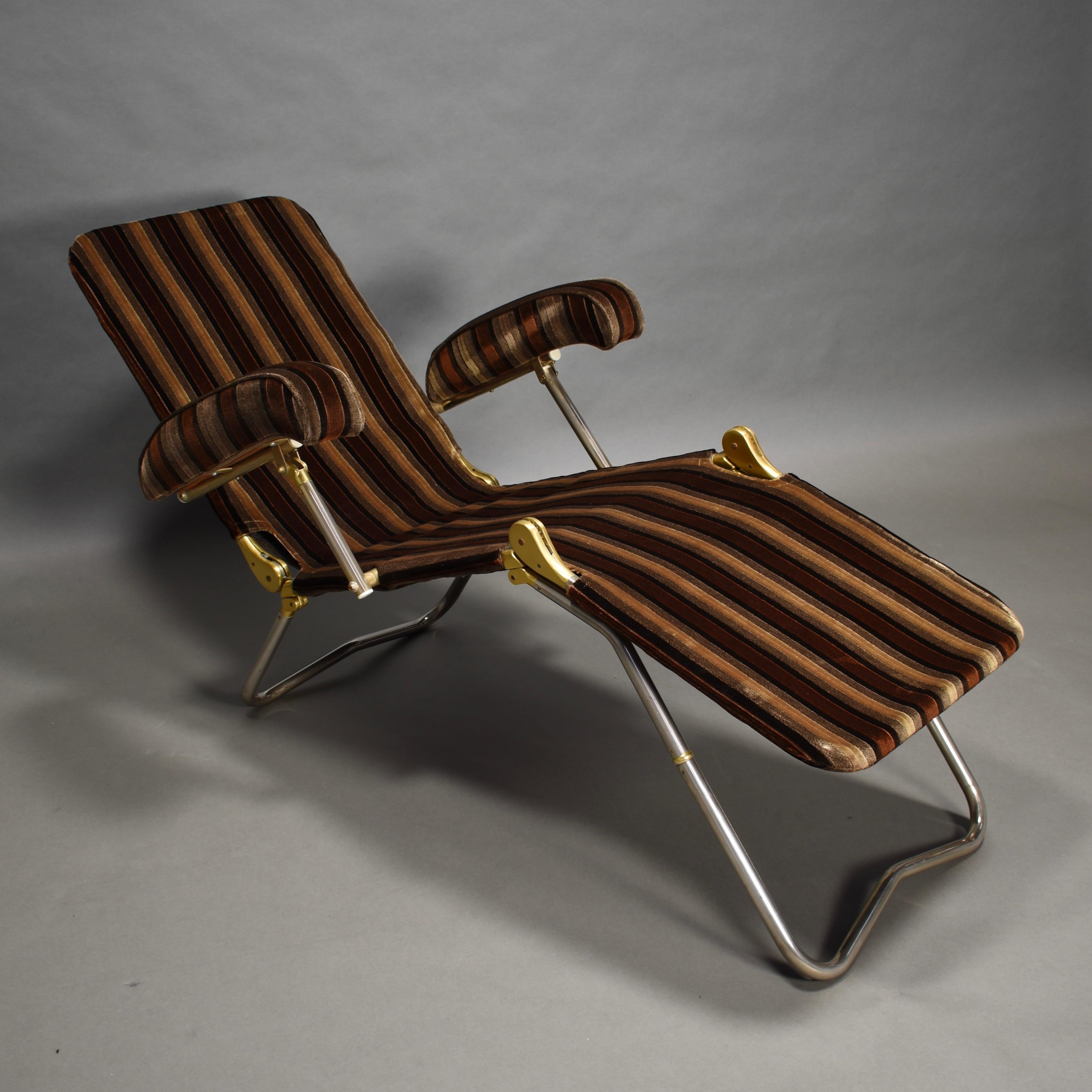 Daybed Lounge Chair by Condor Paris, Rue La Fayette, France, circa 1970 6