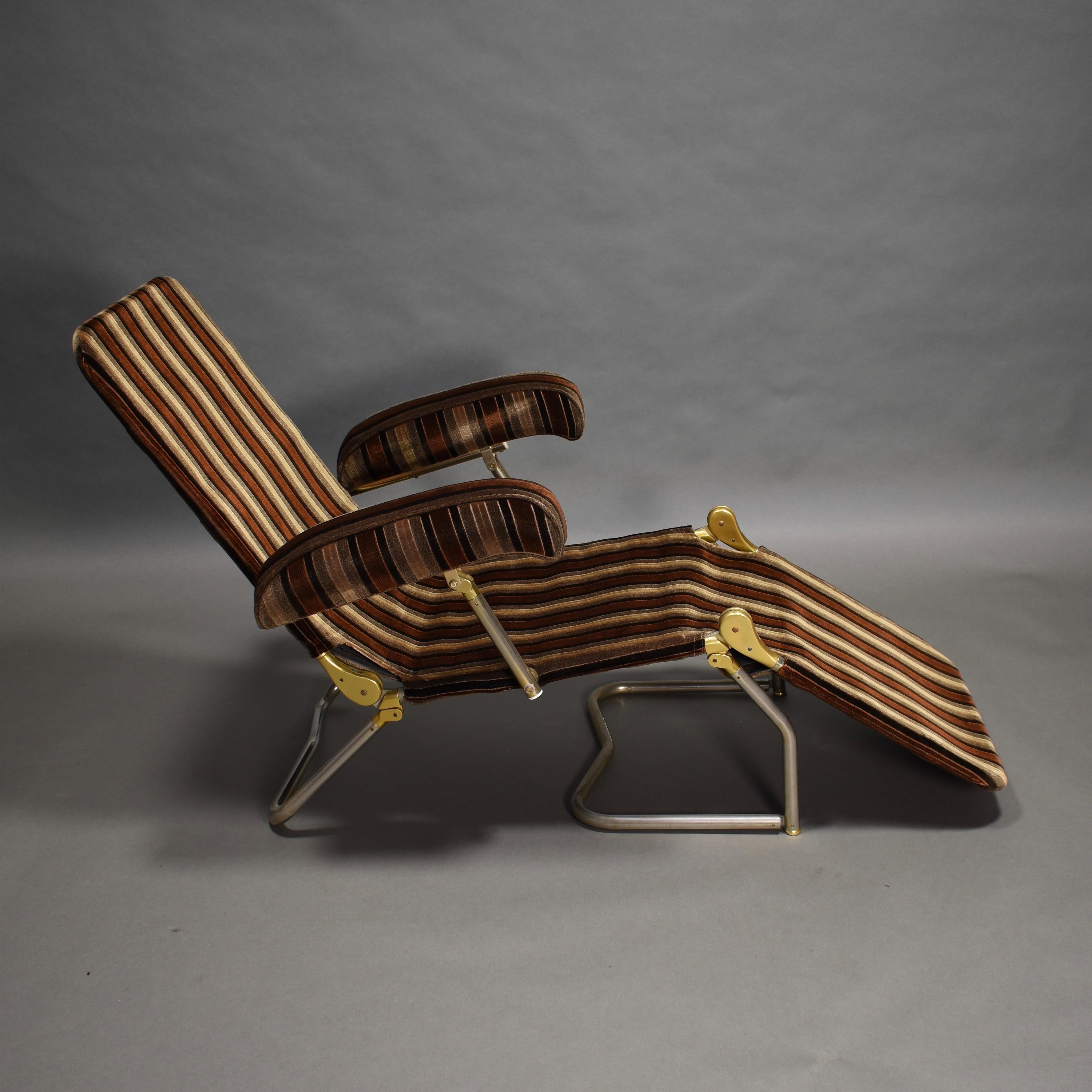 Daybed Lounge Chair by Condor Paris, Rue La Fayette, France, circa 1970 7