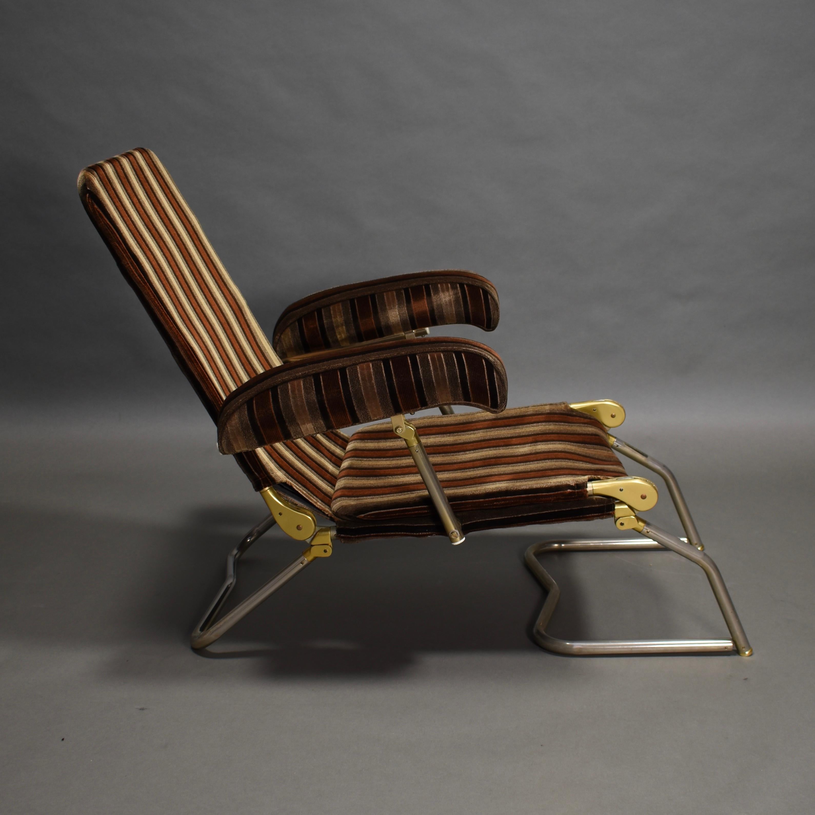 Daybed Lounge Chair by Condor Paris, Rue La Fayette, France, circa 1970 8