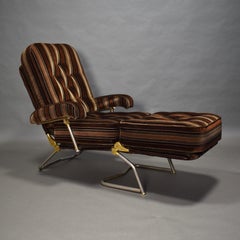 Daybed Lounge Chair by Condor Paris, Rue La Fayette, France, circa 1970