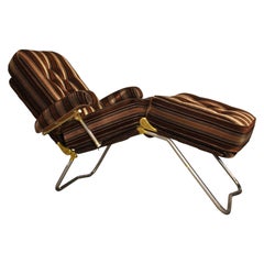 Daybed Lounge Chair by Condor Paris, Rue La Fayette, France, circa 1970