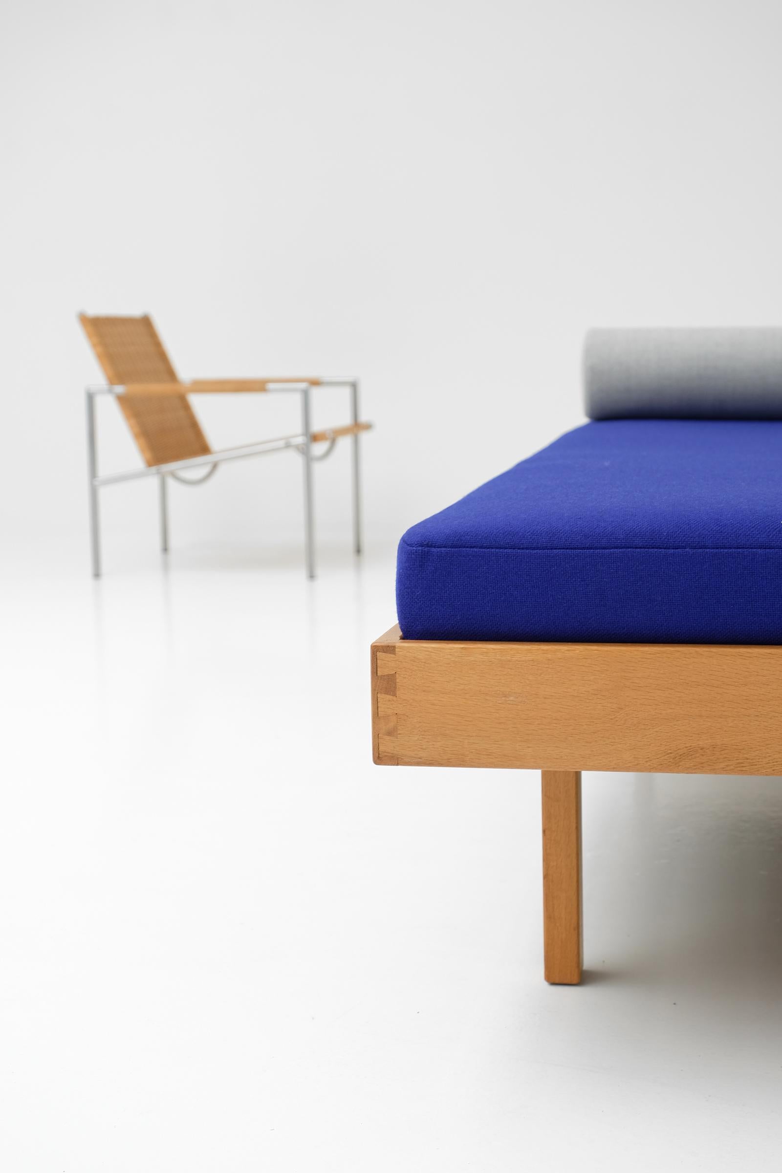 Fabric Daybed Mid-Century Modern by Jos De Mey For Sale