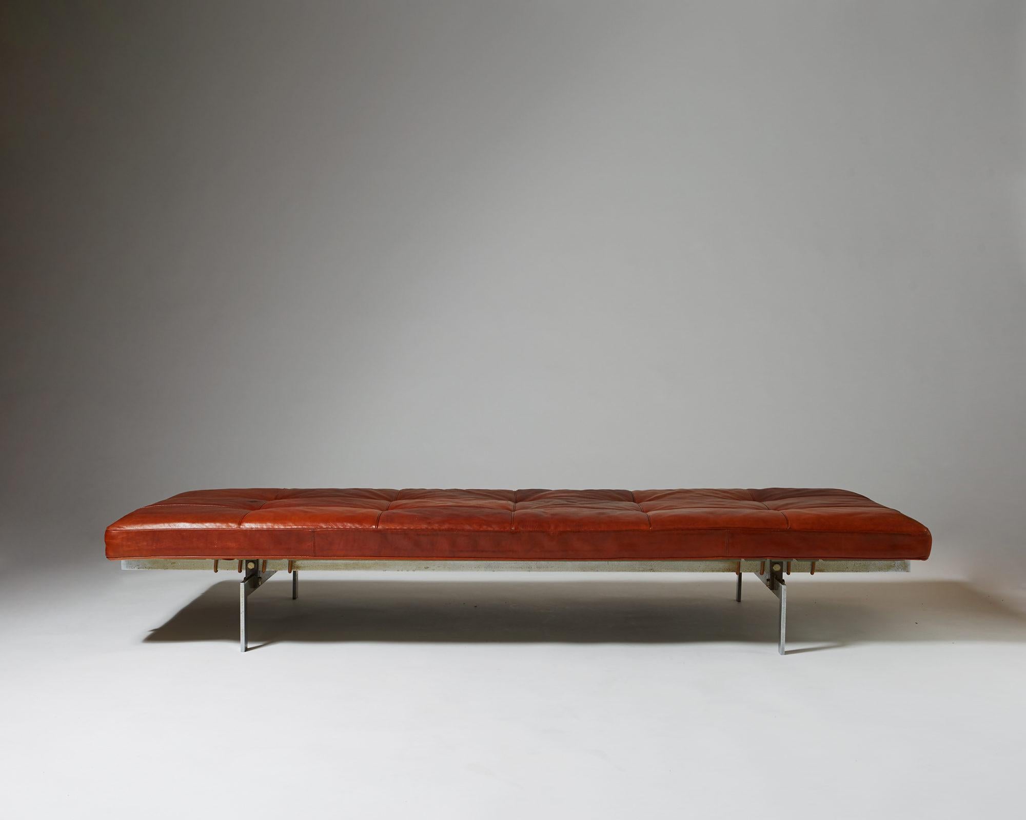Mid-Century Modern Daybed PK80 Designed by Poul Kjaerholm for E. Kold Christensen, Denmark, 1957