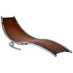 Daybed Scandinavian Modern Design by Albin Love Lindgren Series 0. ¼, Cognac