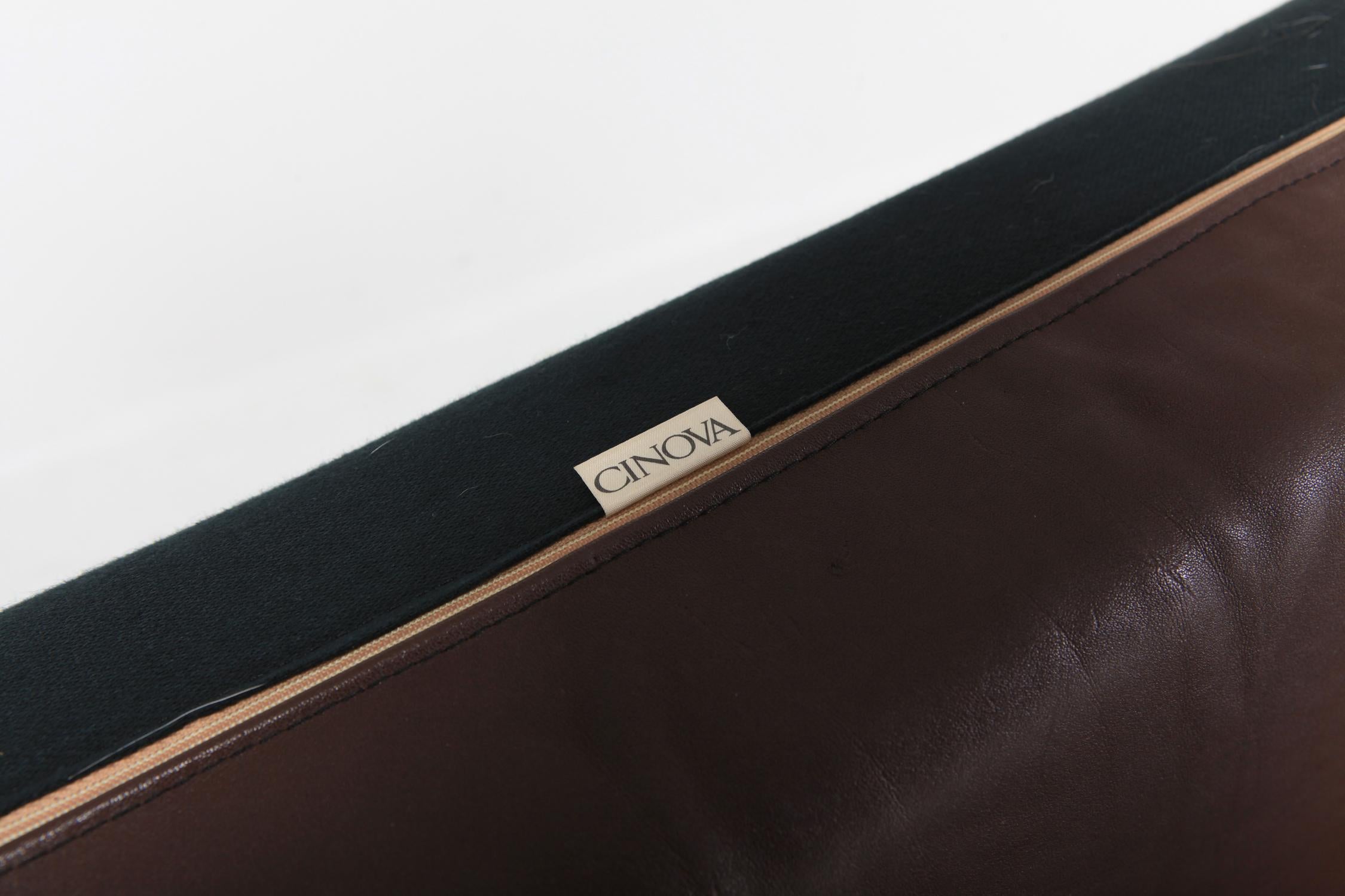 Daybed Sofa 711 by Tito Agnoli for Cinova in Brown Leather 7