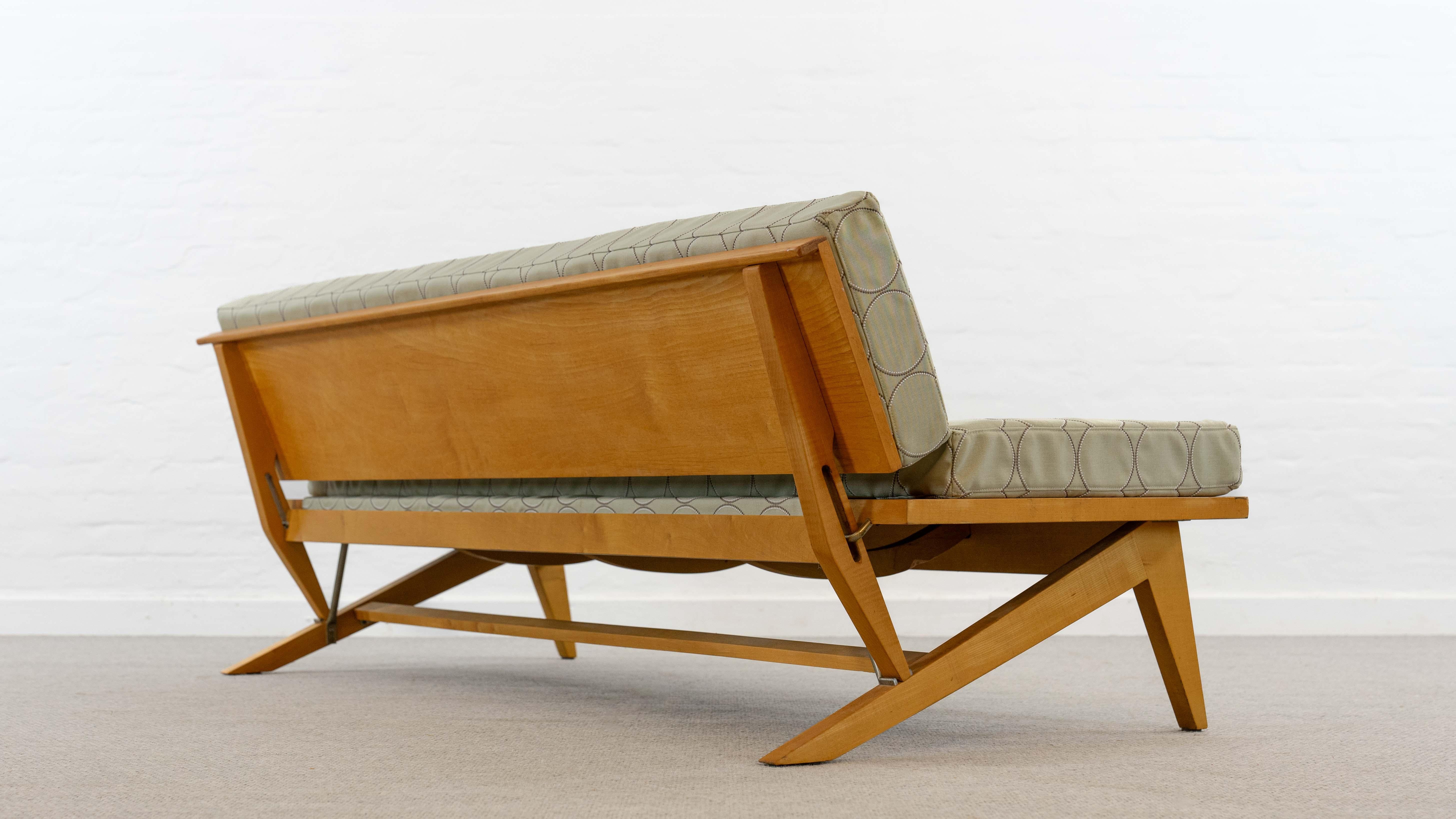 Lit de repos - Canapé par Domus KG, Schwaikheim, années 1950 en vente 3