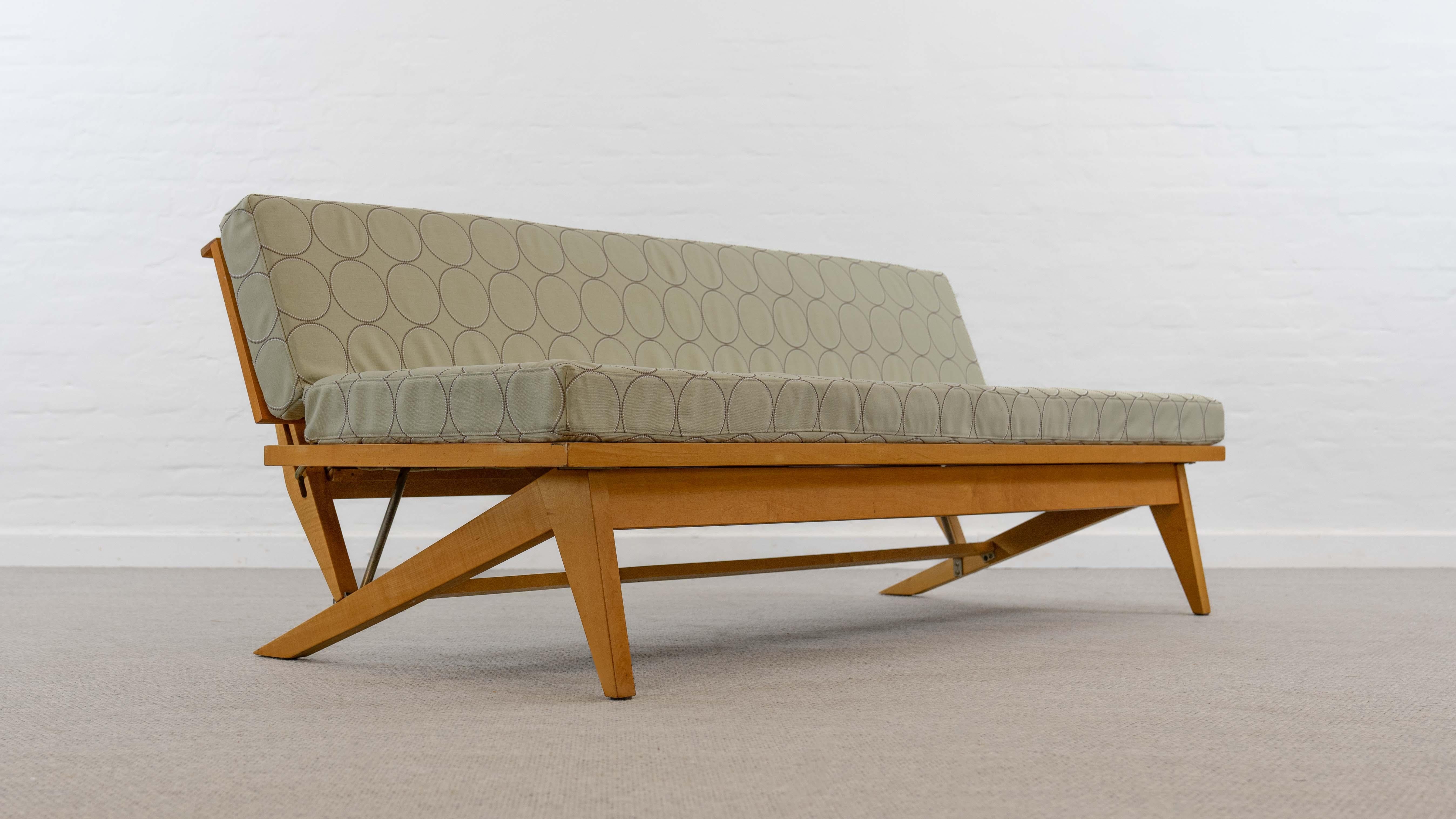 Allemand Lit de repos - Canapé par Domus KG, Schwaikheim, années 1950 en vente