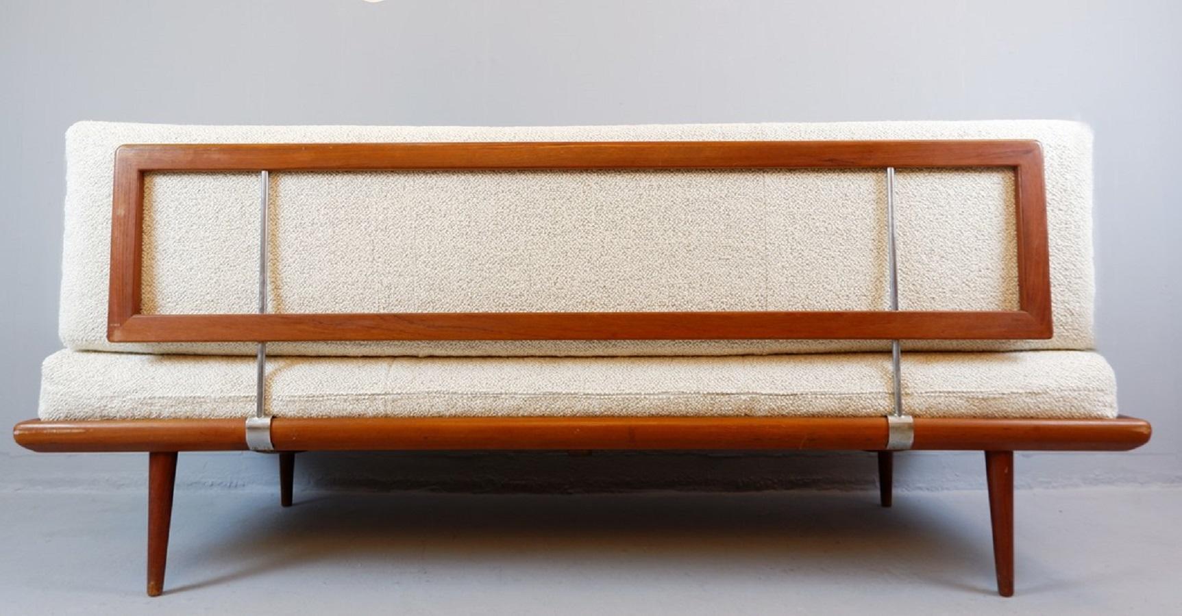 Wood Daybed/Sofa Model FD 417 'Minerva' by Peter Hvidt, Denmark 1950s
