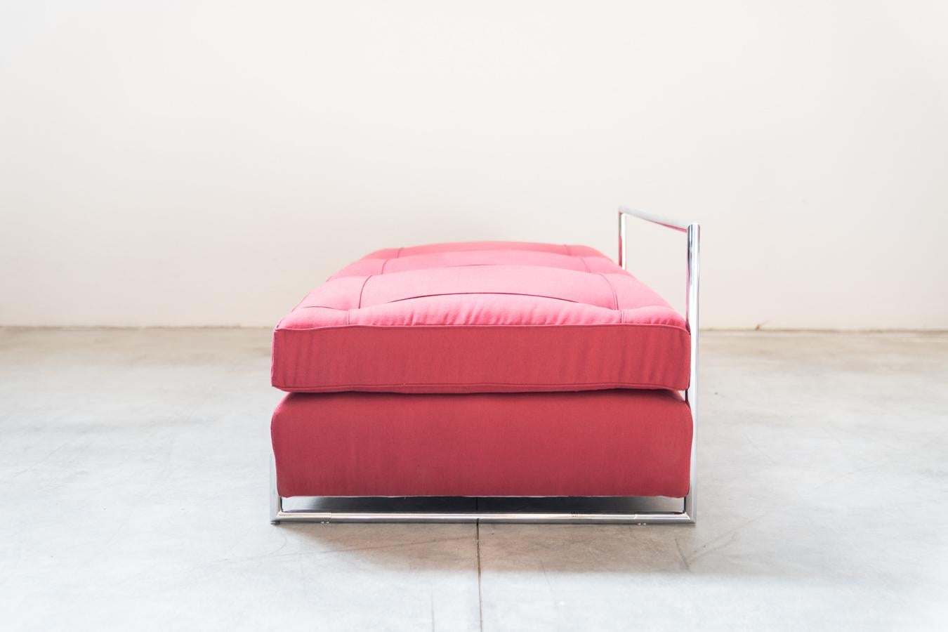Daybed sofa, handmade by Eileen Gray, 1980/1990 For Sale 2