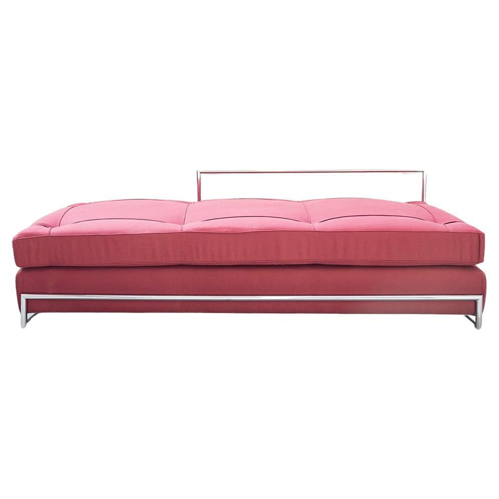 Daybed sofa, handmade by Eileen Gray, 1980/1990 For Sale