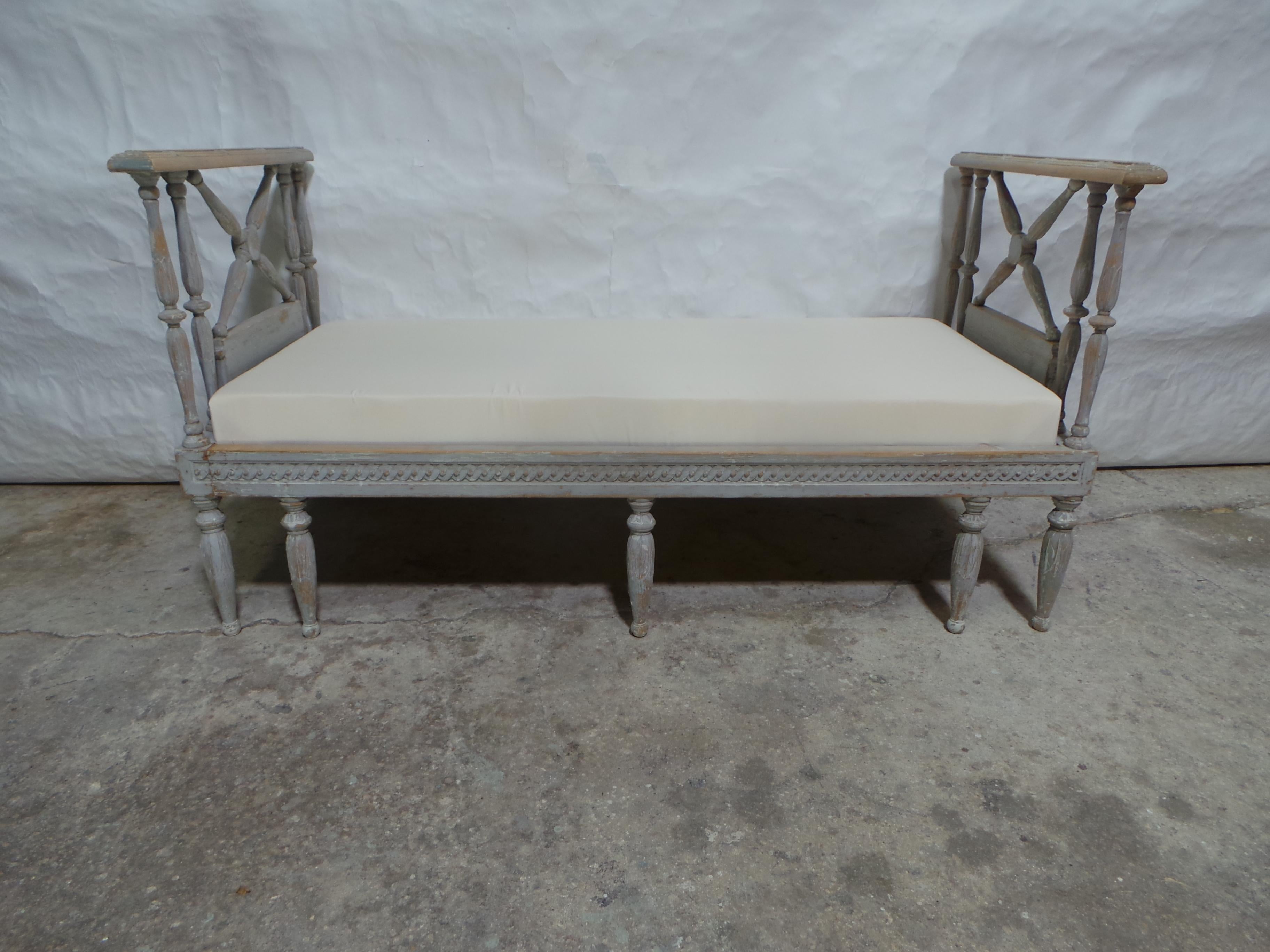 Bois Méridienne suédoise de style gustavien 100 % originale en vente