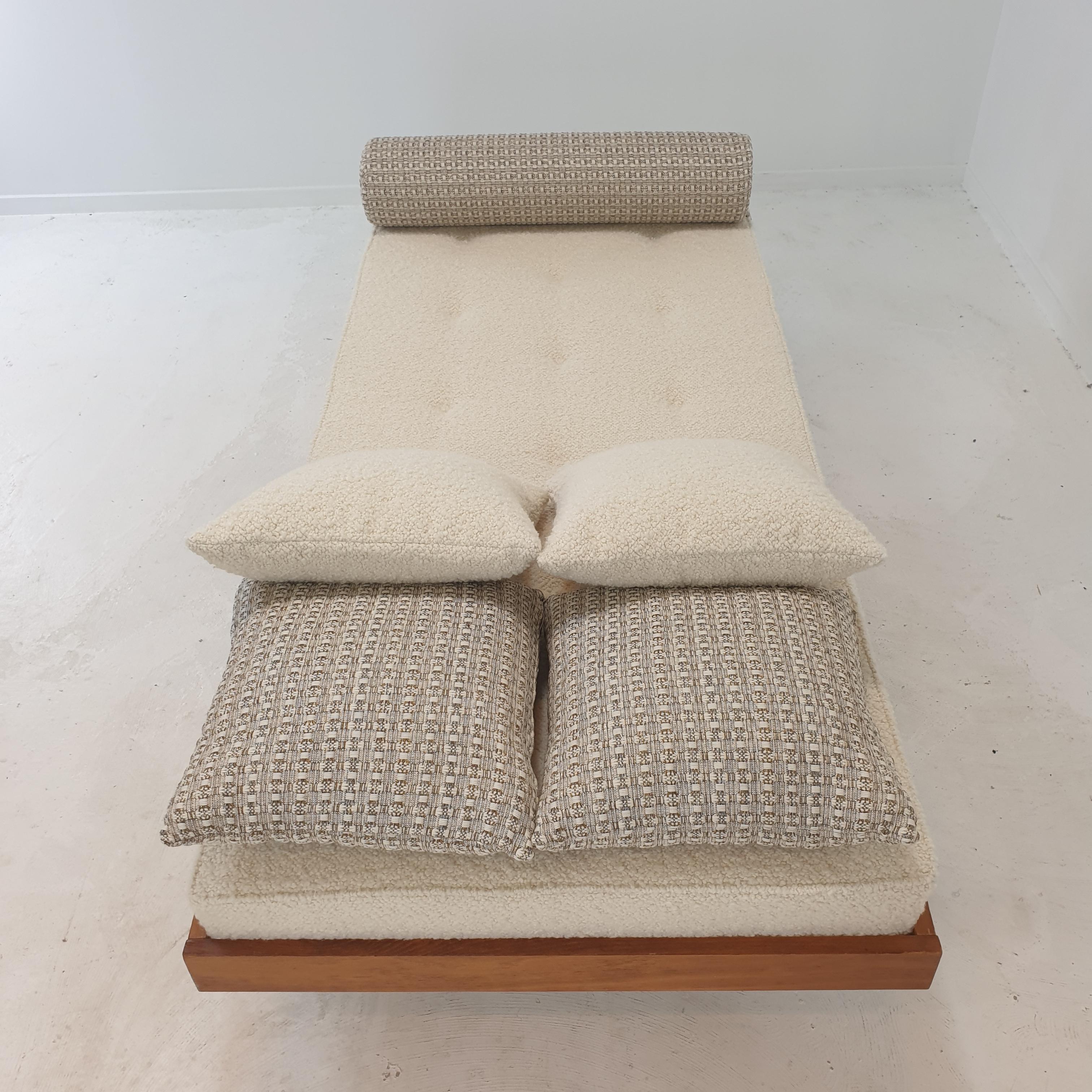 Daybed with Dedar Cushions and Bolster, 1970s 1