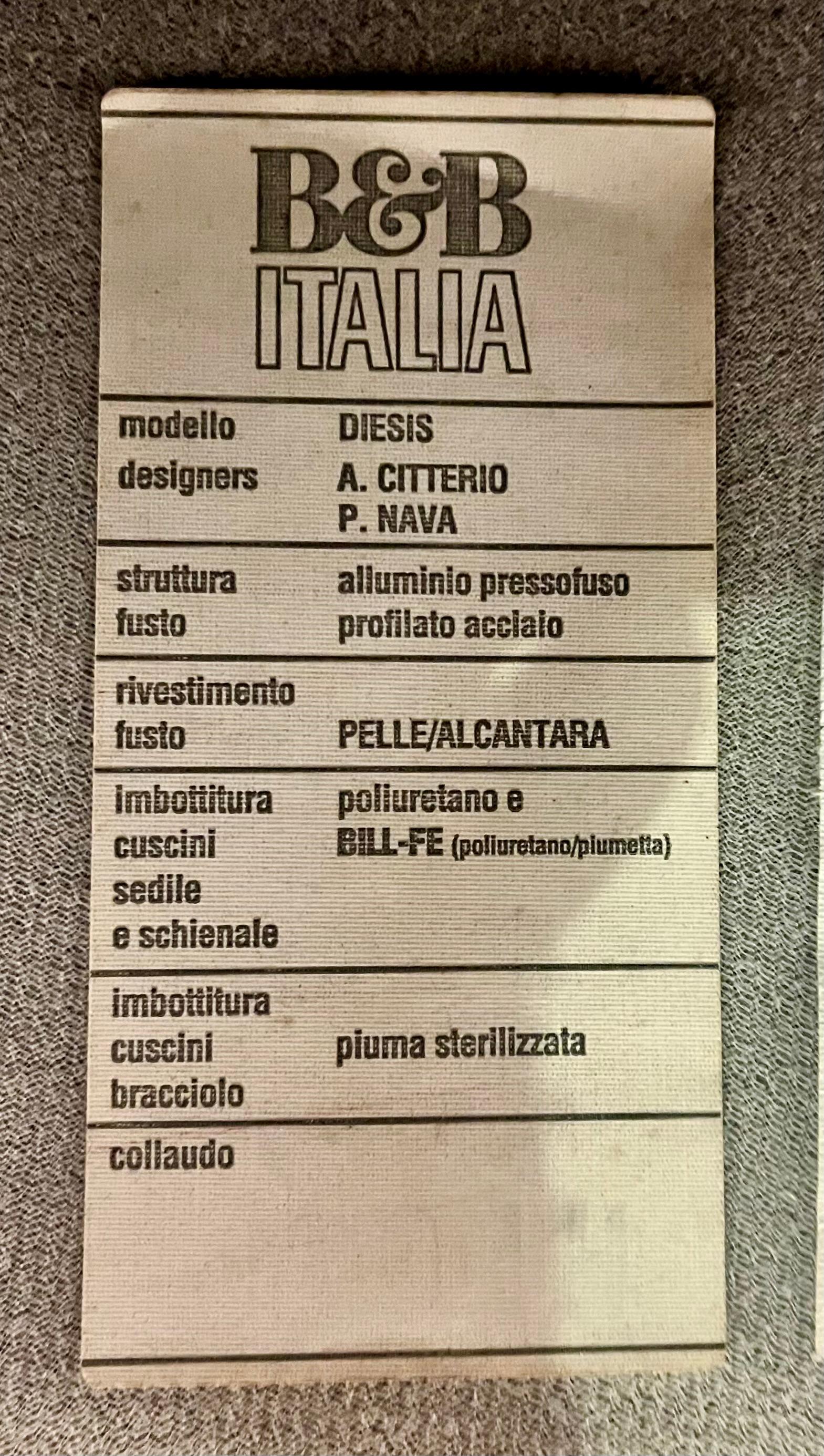 Alluminio Letti da giorno Diesis B&B Italia