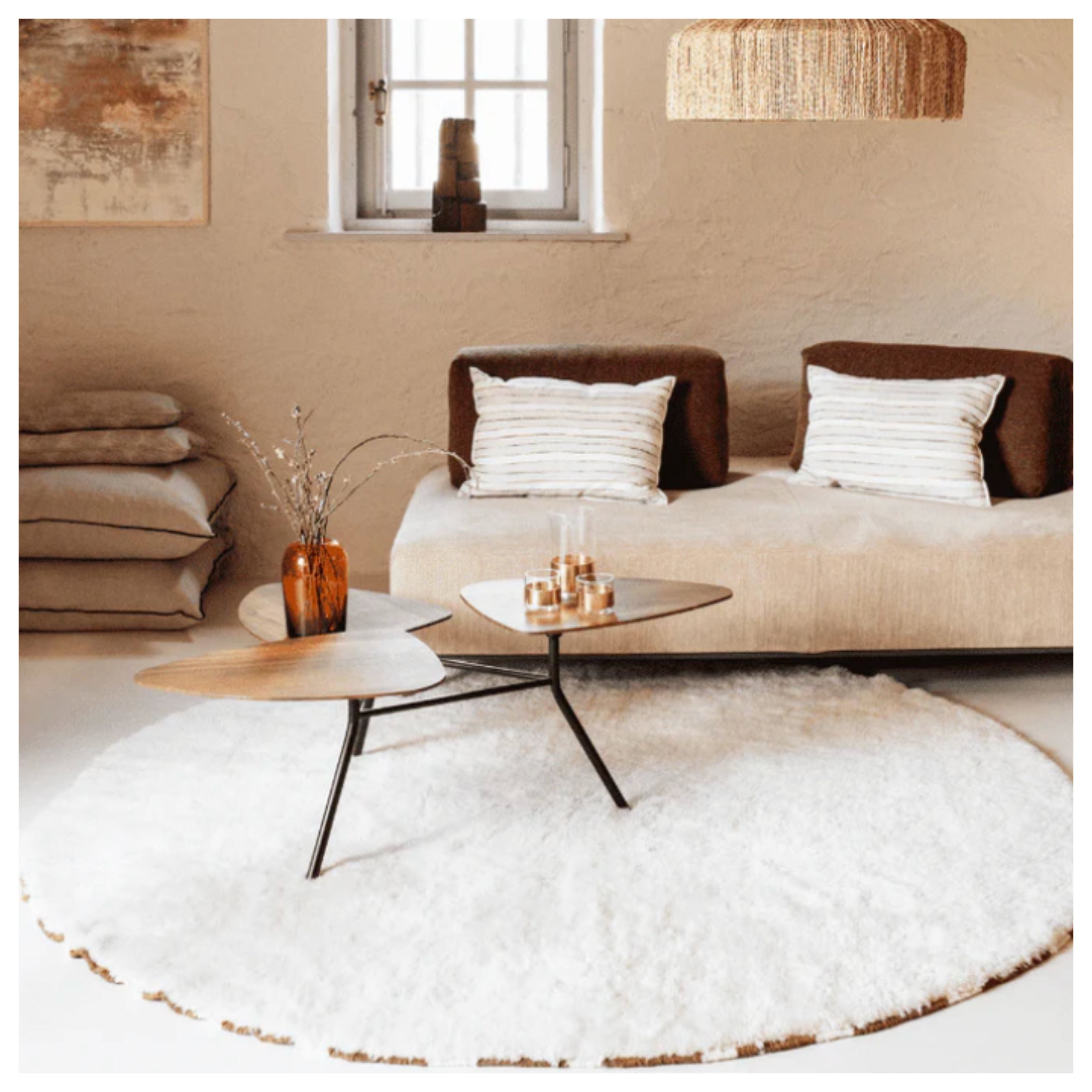 DAYIRI Custom Berber Wool Rug Modern Handwoven Large Minimalist Contemporary im Angebot