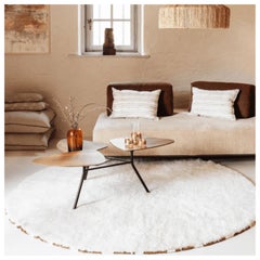 DAYIRI Tapis de laine berbère personnalisé Moderne Tissé à la main Grand Minimaliste Contemporain