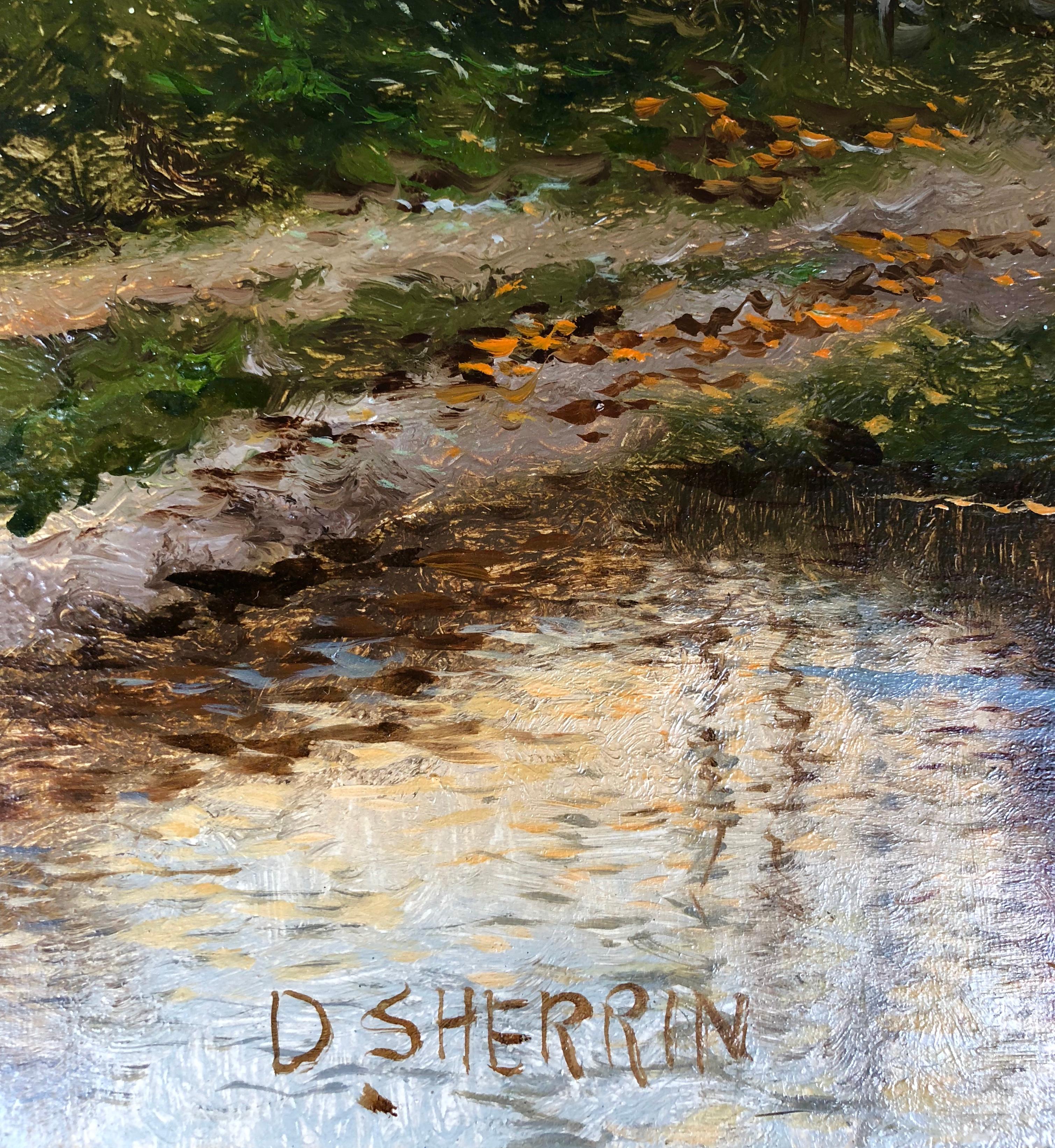 Huile sur toile, signée en bas à gauche.

Daniel Sherrin (1868-1940) : Né à Brentwood, dans l'Essex, en 1868, Daniel Sherrin était le fils de John Sherrin et, plus tard, le père de R. D. Sherrin, deux peintres réputés. Il a reçu sa formation