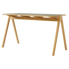 Daystak Table - Beech & Fenix Nano Laminate - by Robin Day for &Tradition