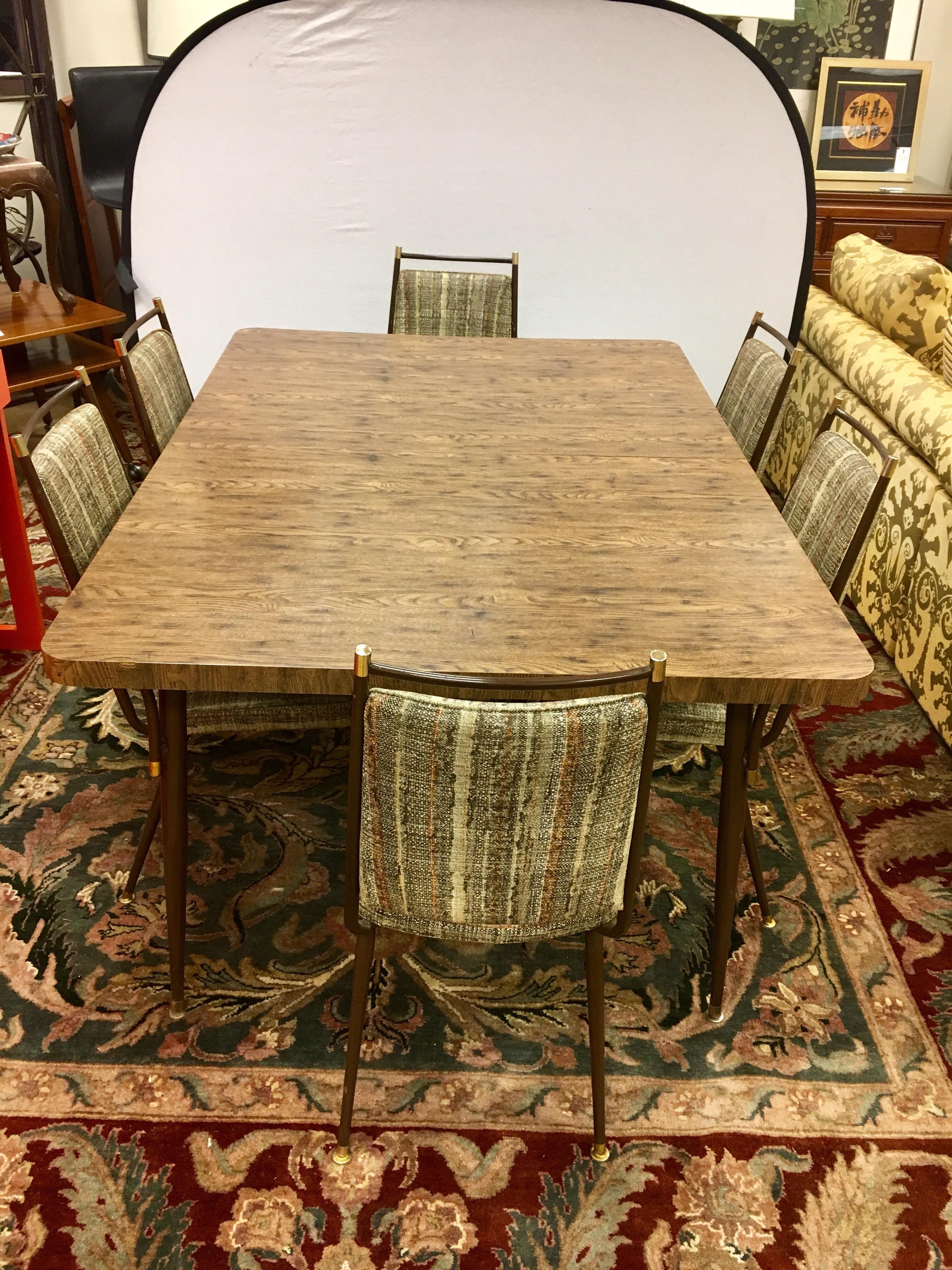 Late 20th Century Daystrom Mid-Century Modern Kitchen Dining Set Table Chairs