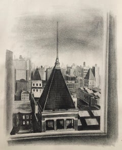 14th STREET PERSPECTIVE (NY) Published by the WPA/FAP (Printer's Proof)
