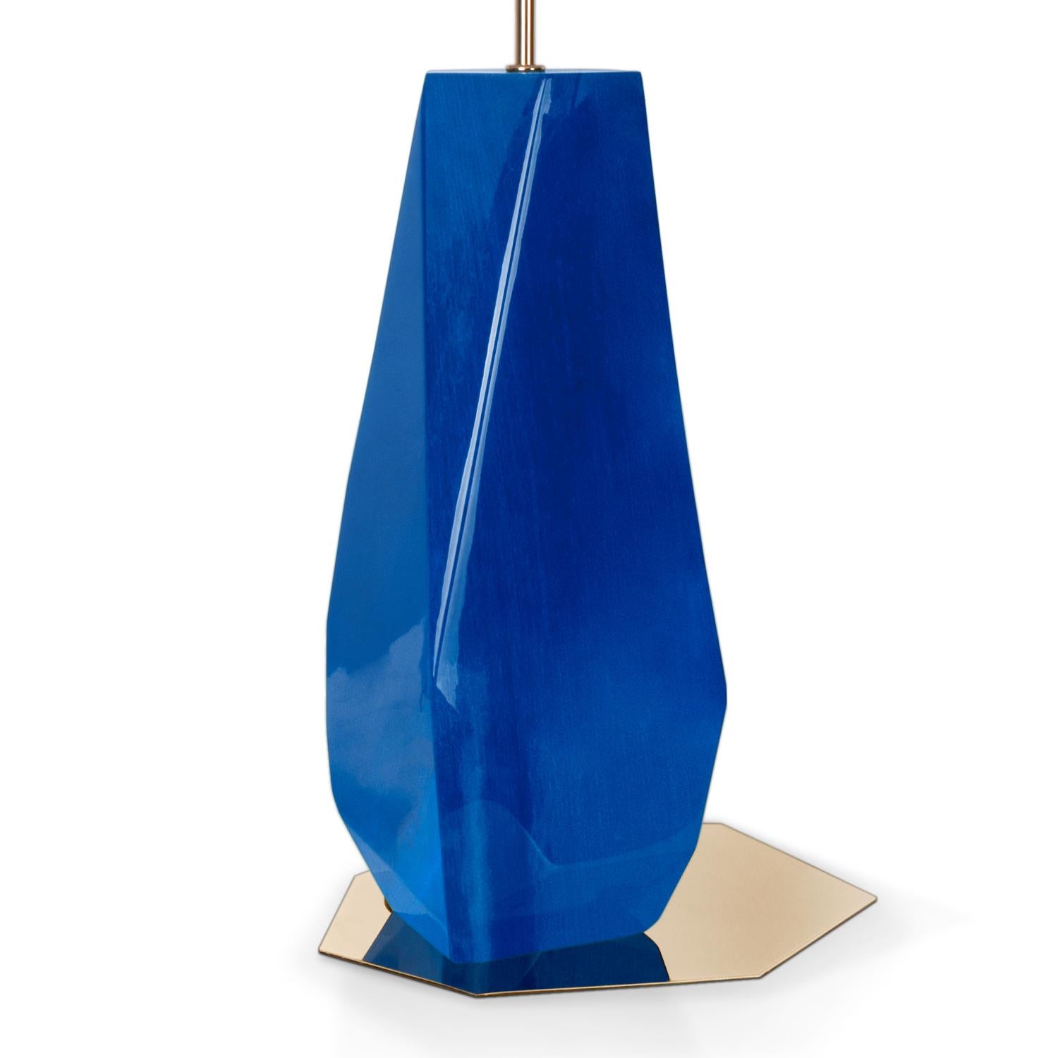 Lámpara de mesa Daytona High Azul Dorado en venta