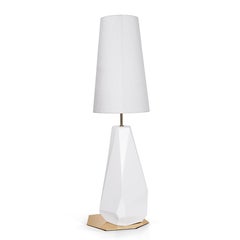Daytona High White Table Lamp