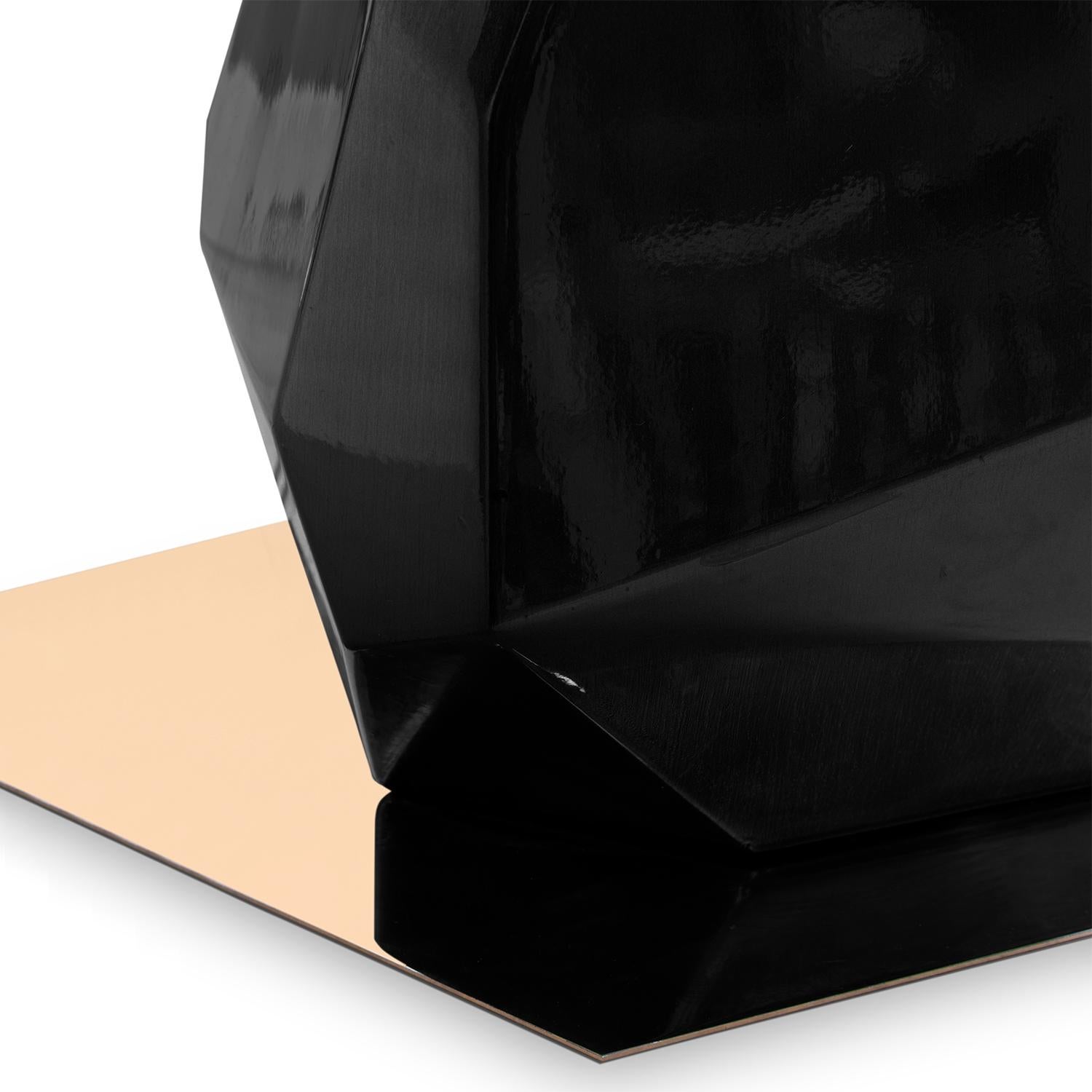 XXI secolo e contemporaneo Lampada da tavolo Daytona Medium Black in vendita